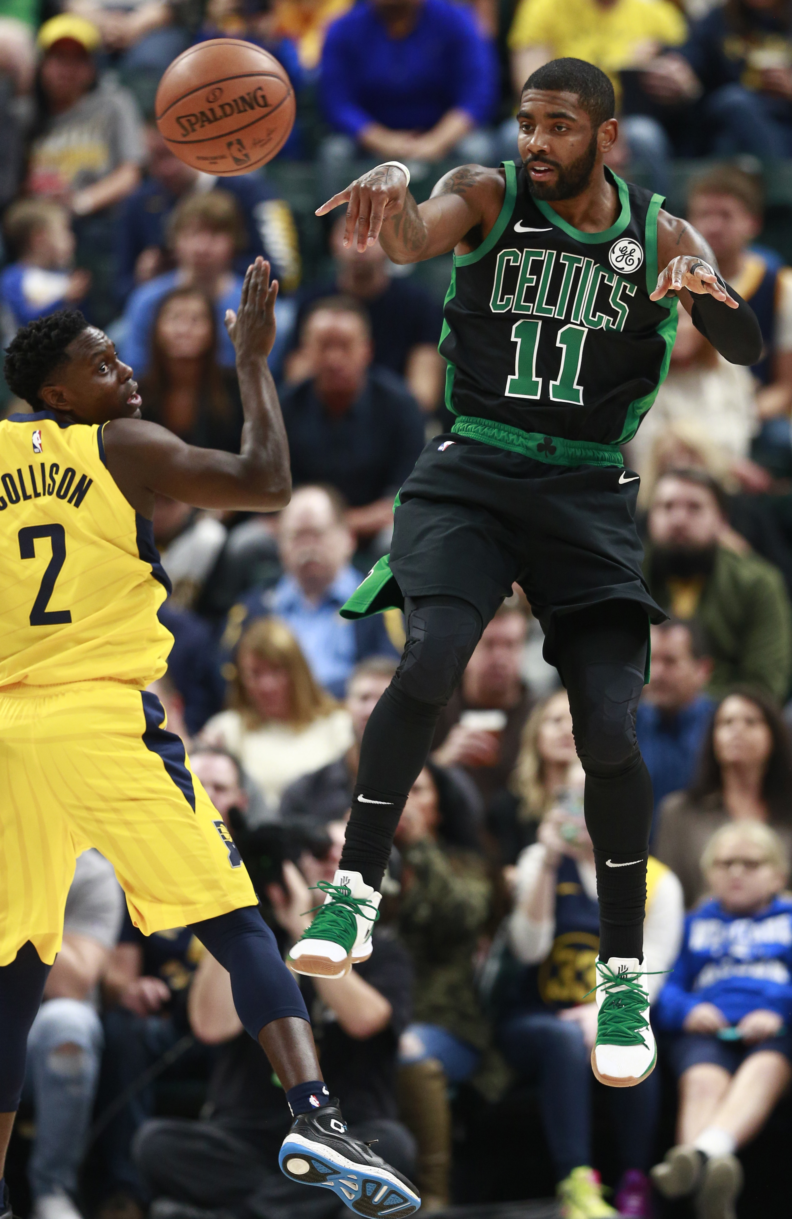 Kyrie Irving got off to a slow start but almost pulled out the win for the Celtics.