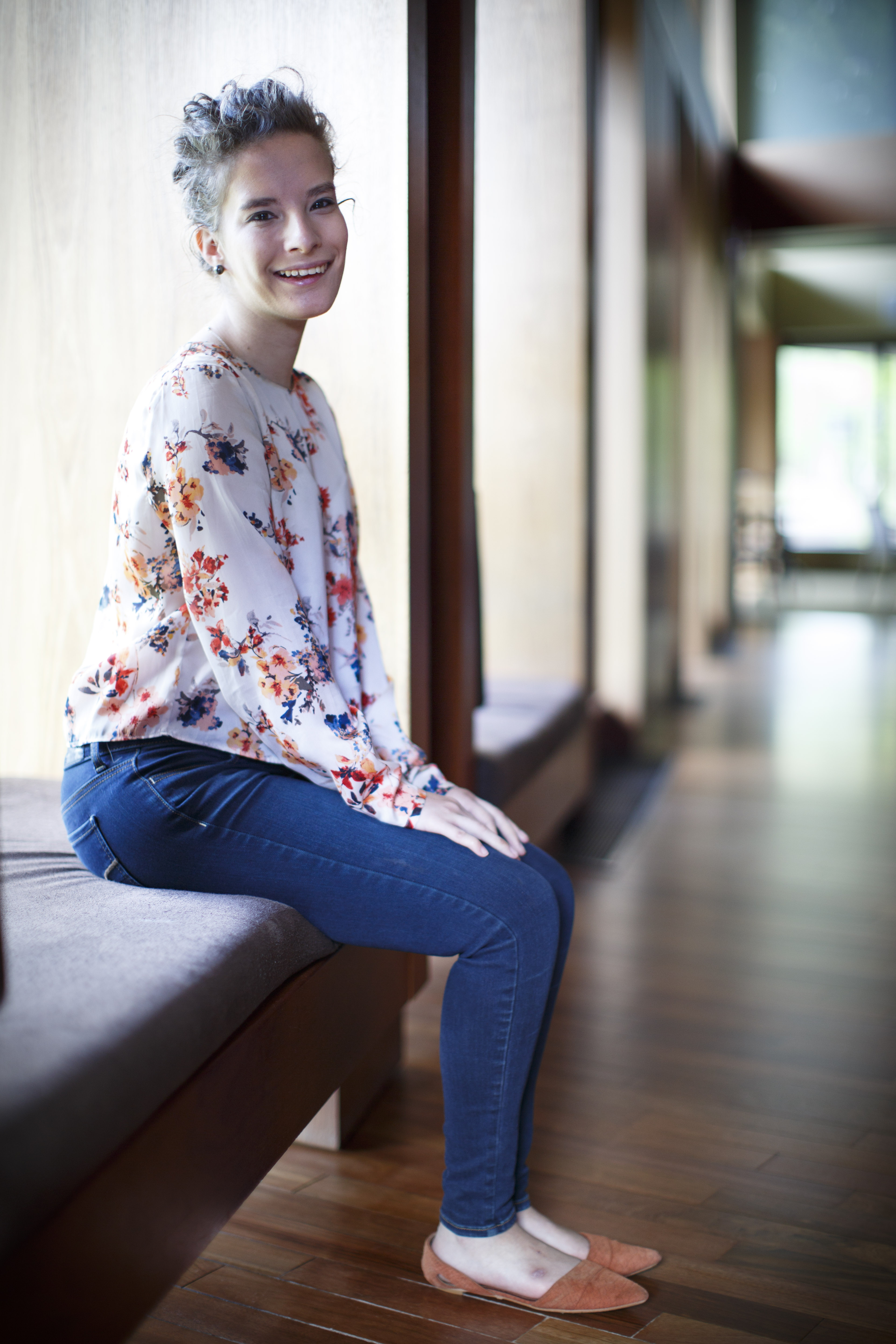 Emily Moss is the co-president of Wellesley's pro-Hillary group.