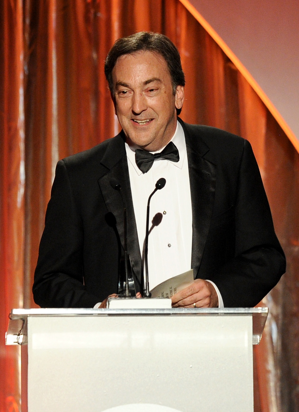 “Frozen” producer Peter Del Vecho accepted an award during the Producers Guild of America Awards on Jan. 19 in Beverly Hills, Calif.