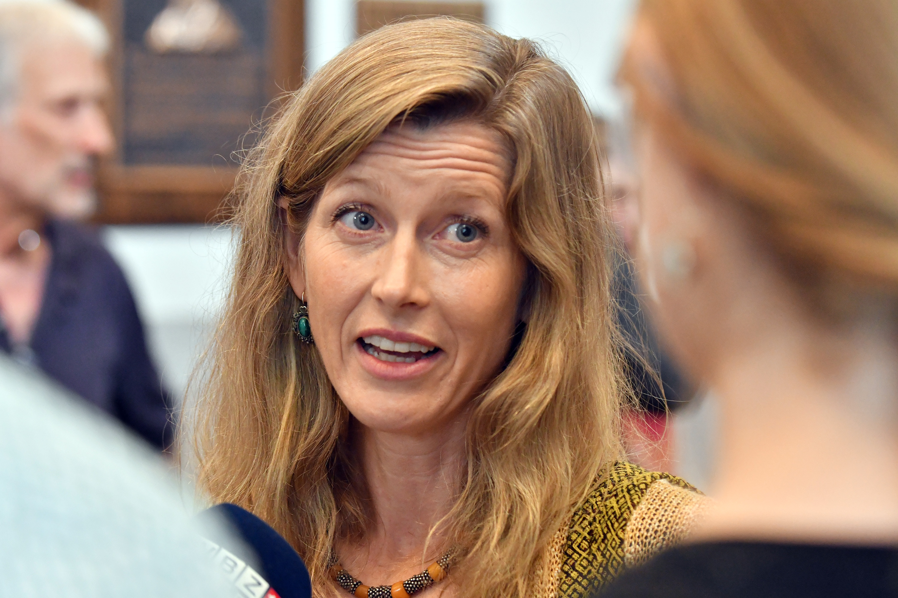 Karenna Gore, daughter of Al Gore, was in court in Roxbury July 29 after her arrest during a pipeline protest.