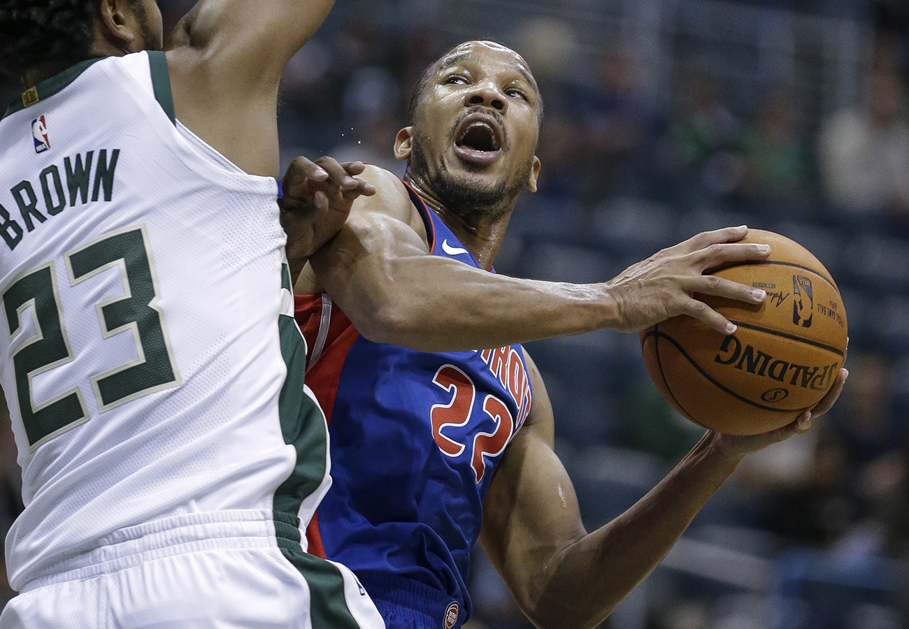 Former Celtic Avery Bradley now starts in the Pistons backcourt.