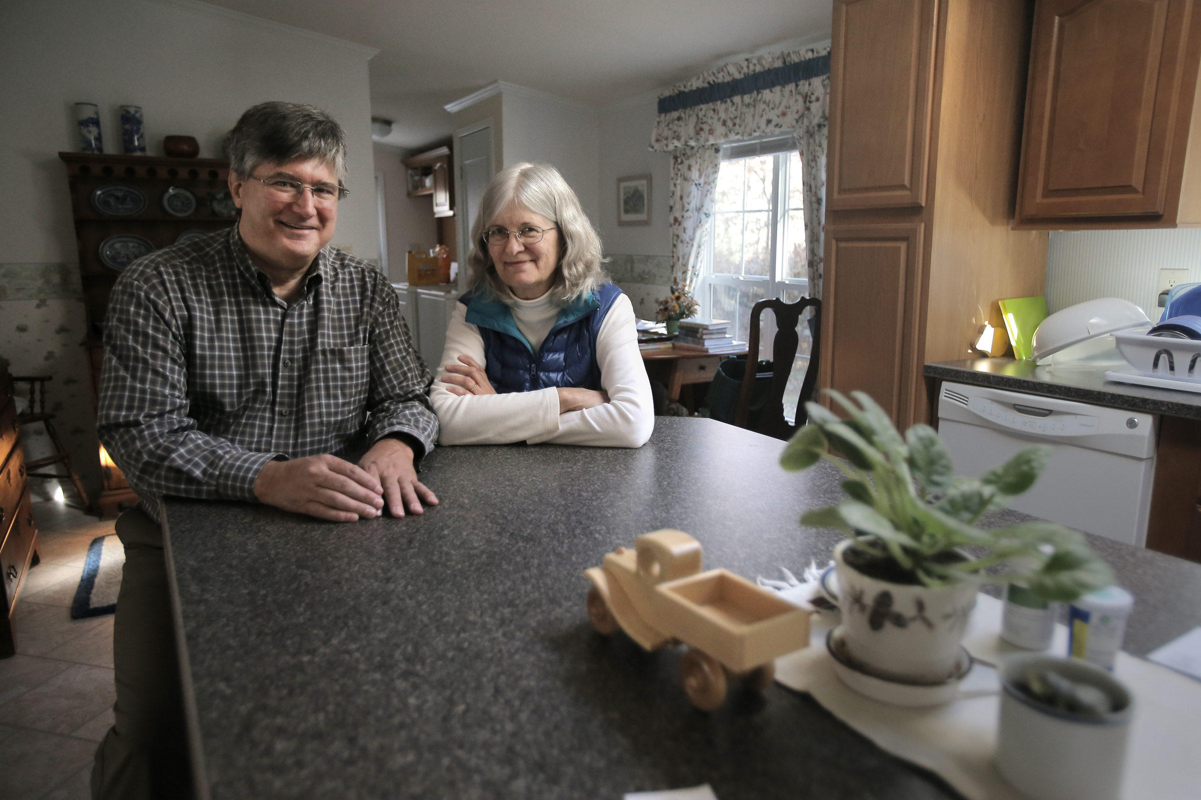 Ann and Jeff Wilson downsized from a four-bedroom Colonial.