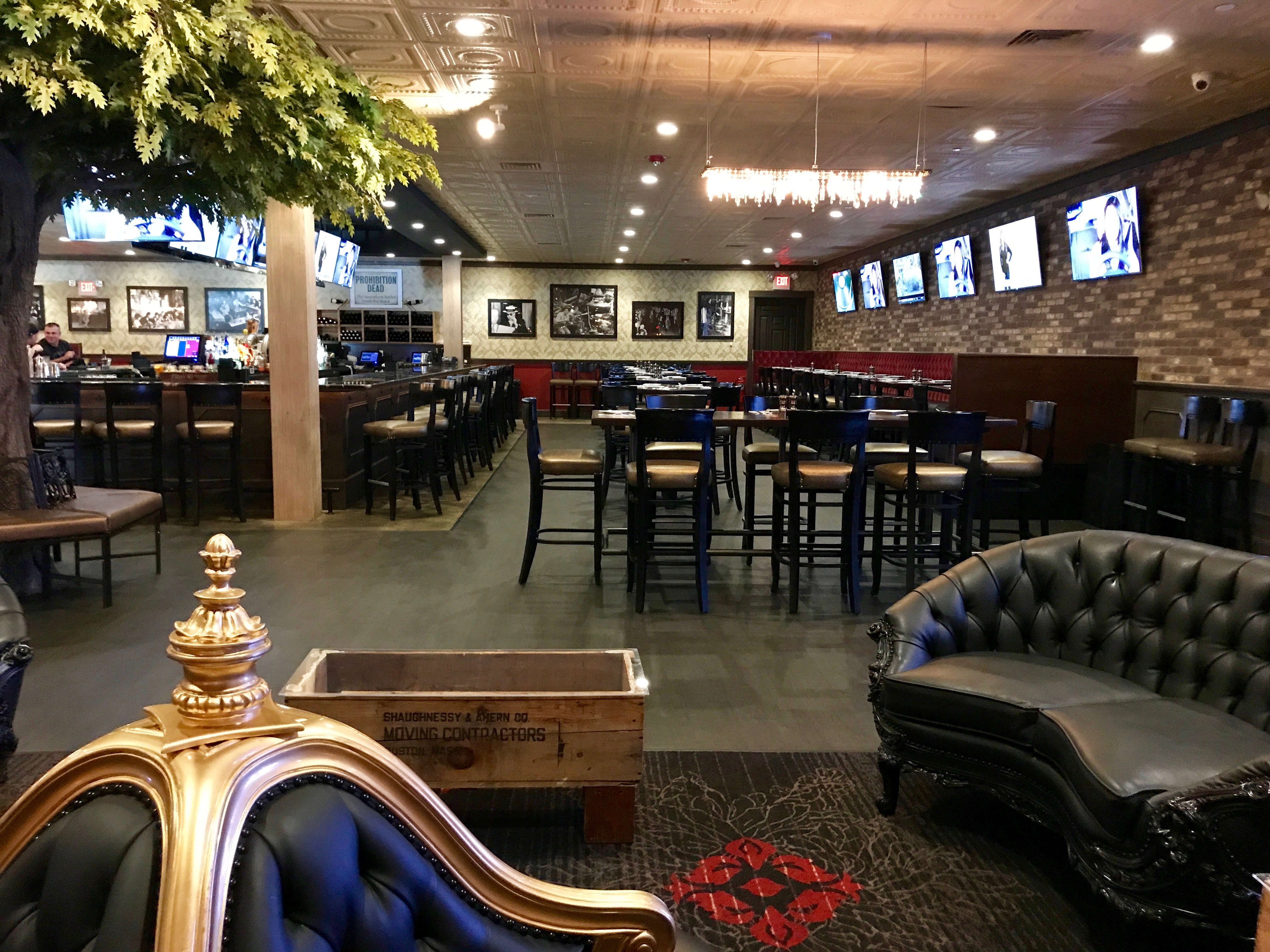 Precinct 10’s bar and lounge area.