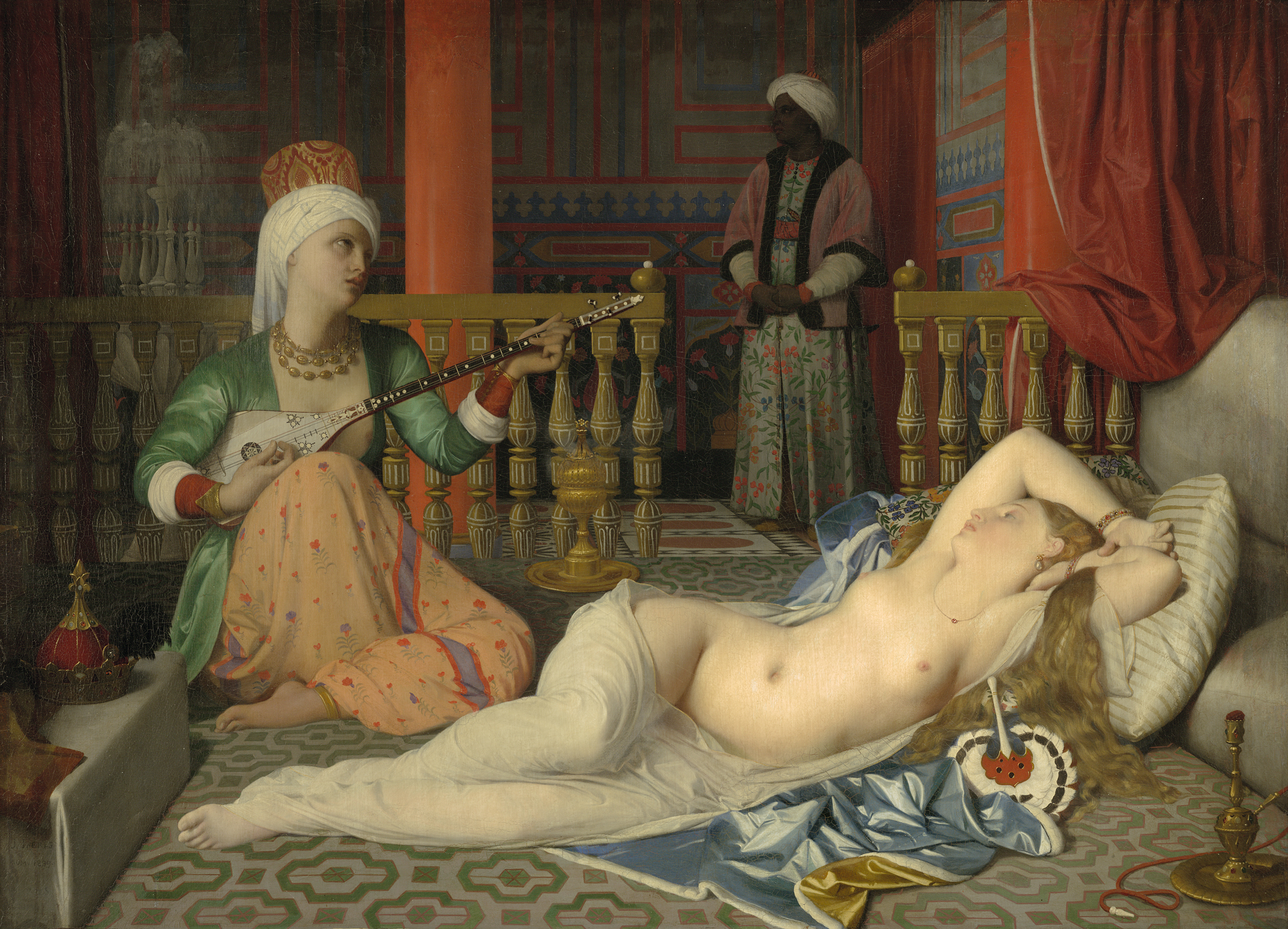 Jean-Auguste-Dominique Ingres, “Odalisque,” 1839-40.