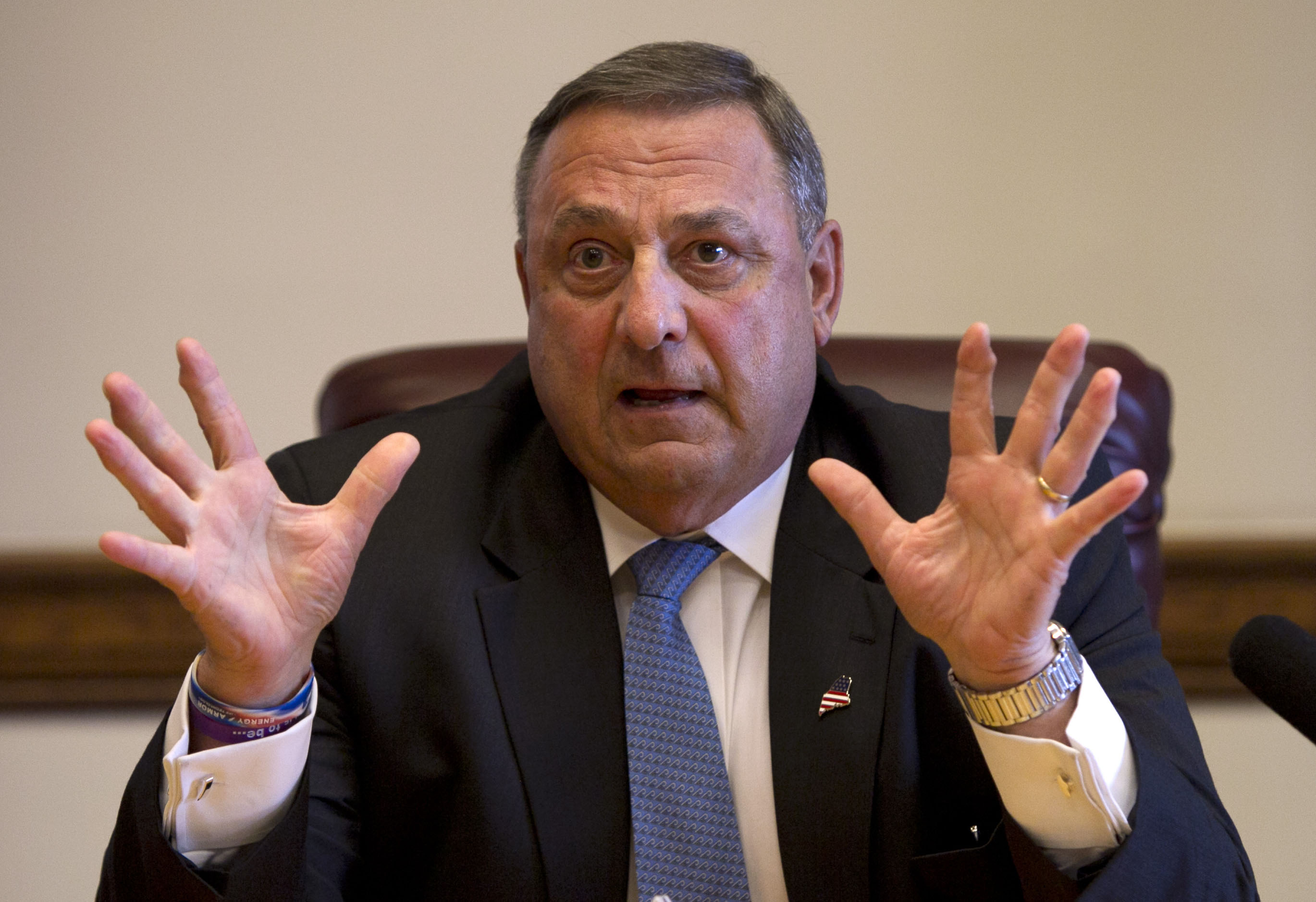 Maine Governor Paul LePage vetoed his state’s efforts to expand Medicaid to an estimated 70,000 residents, saying the change would prove too expensive.