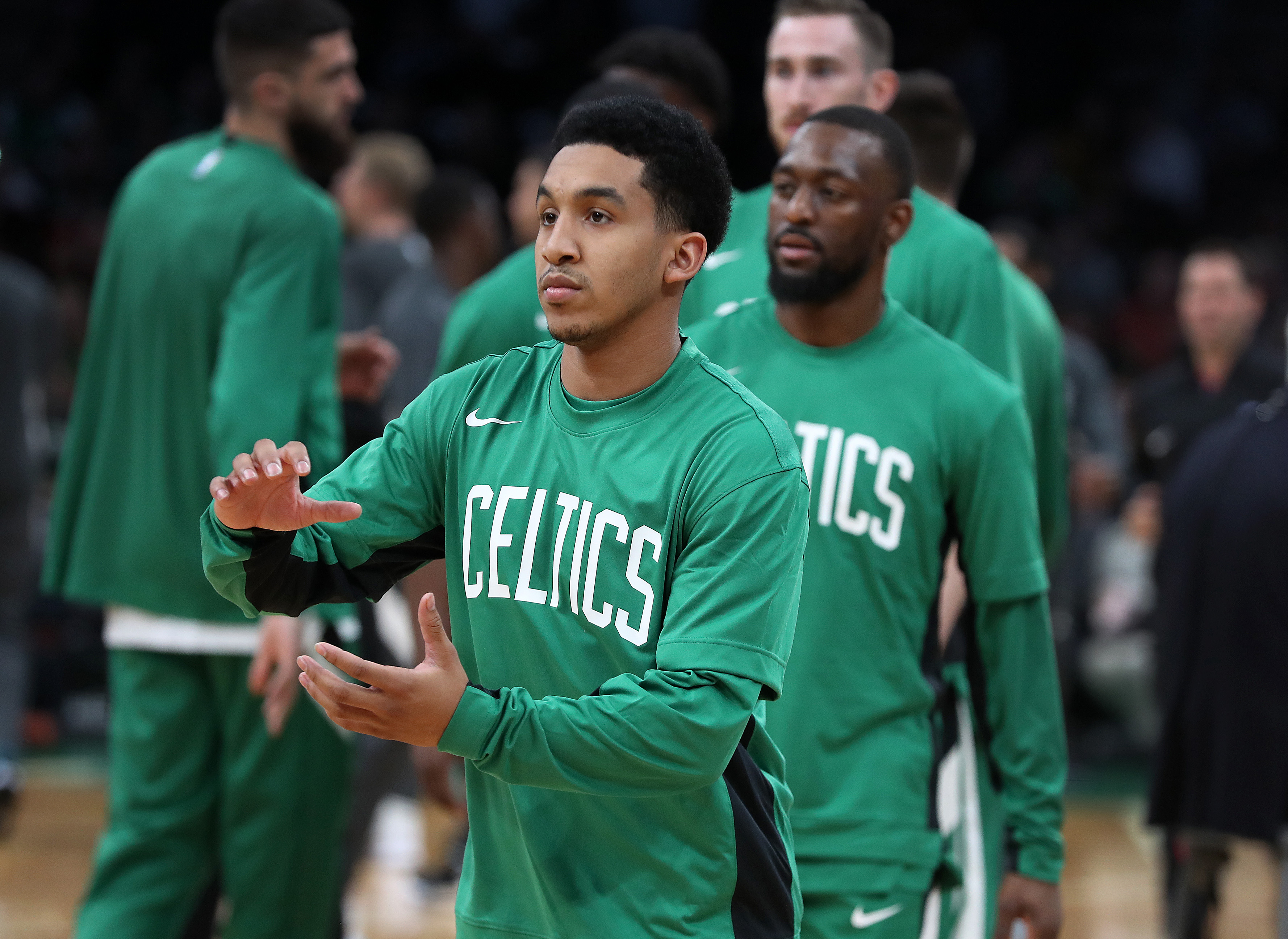 The Celtics have high hopes for rookie Tremont Waters.