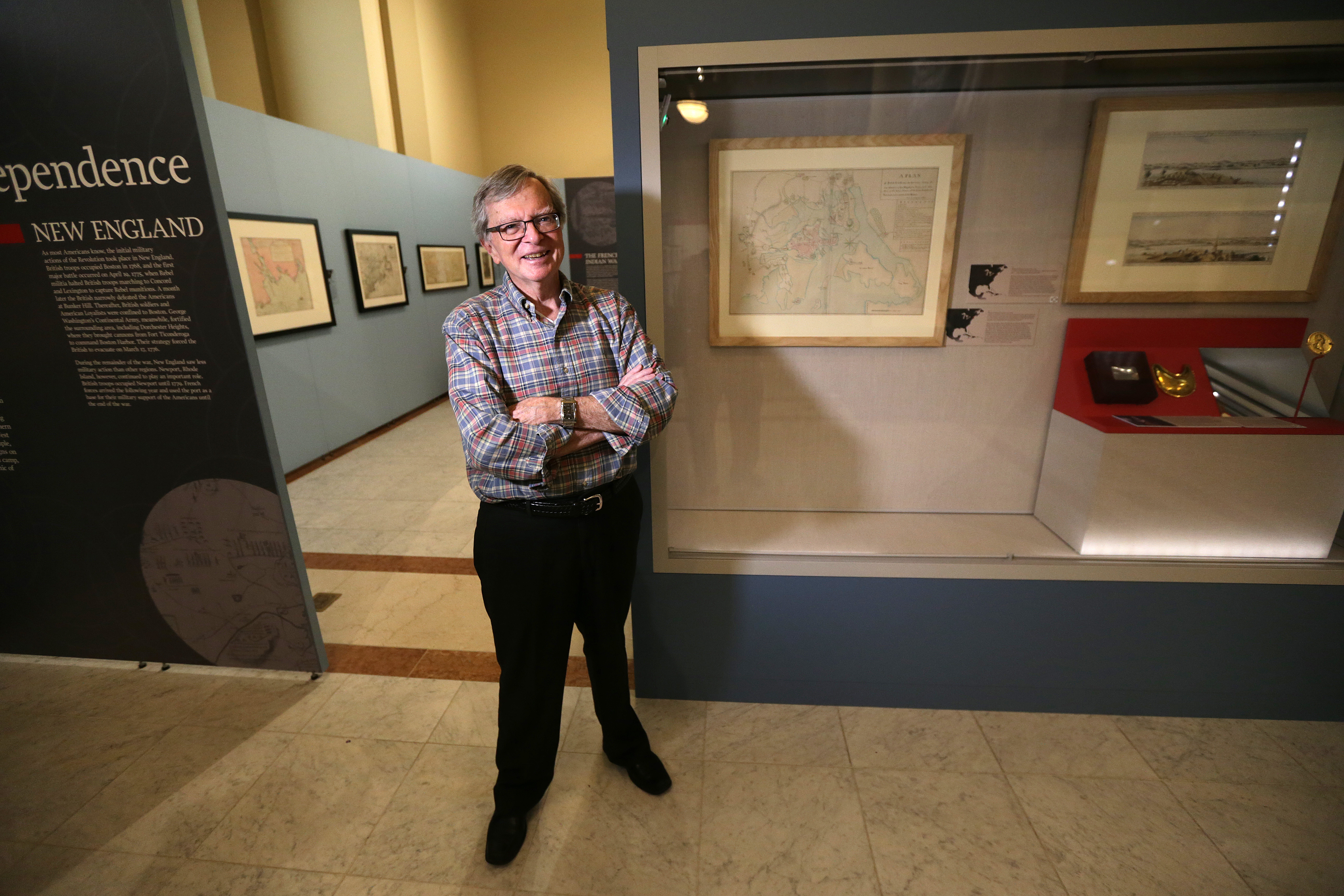 Ronald Grim, as curator of the Norman B. Leventhal Map Center at the Boston Public Library, organized the “We Are One” exhibition.