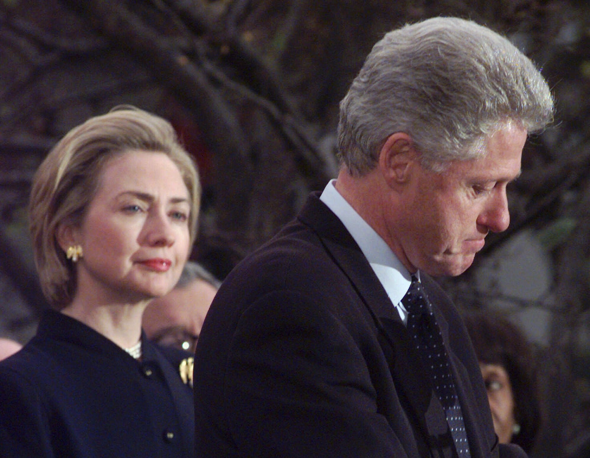 Bill Clinton vowed to complete his term.