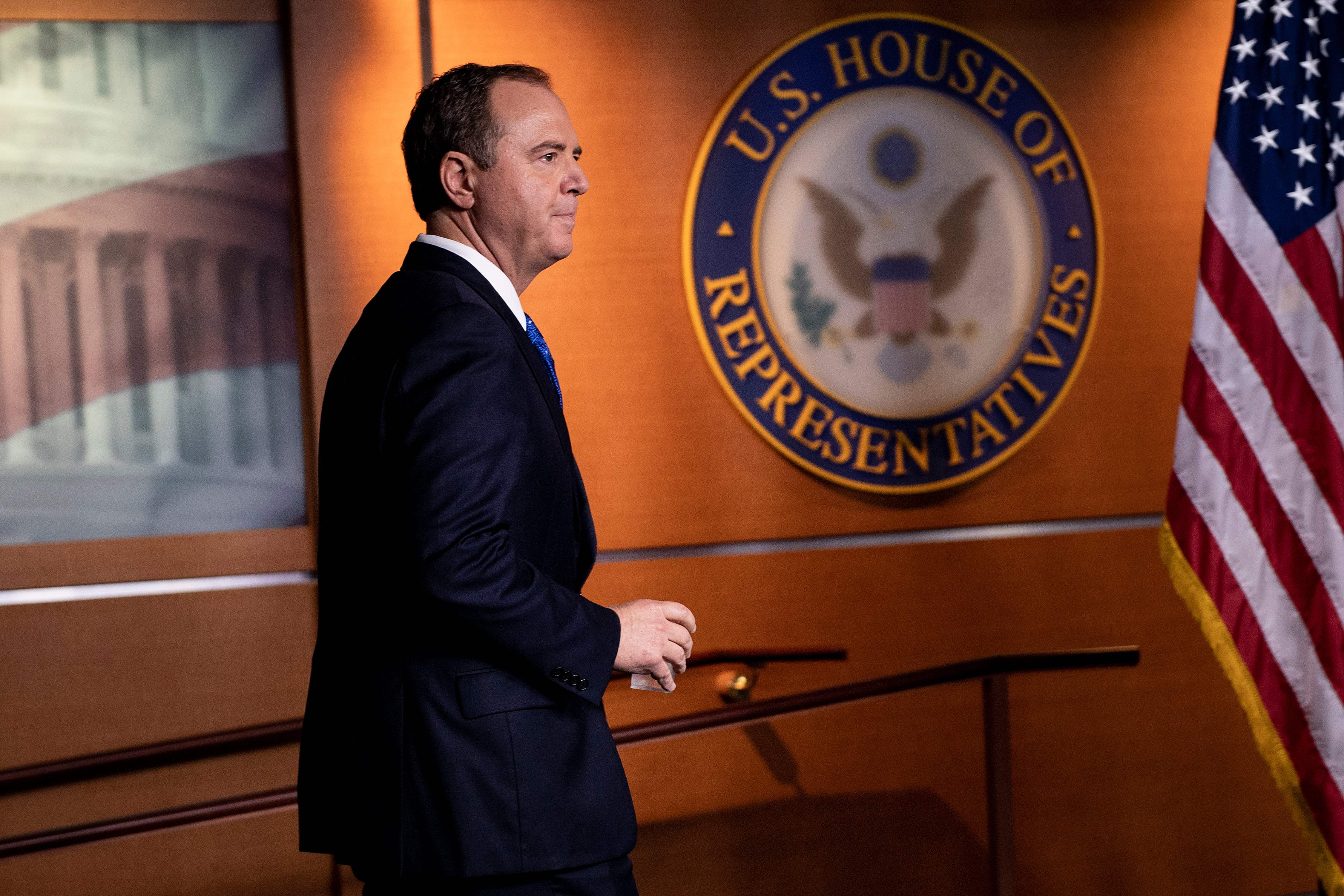 Adam Schiff in Washington last month.