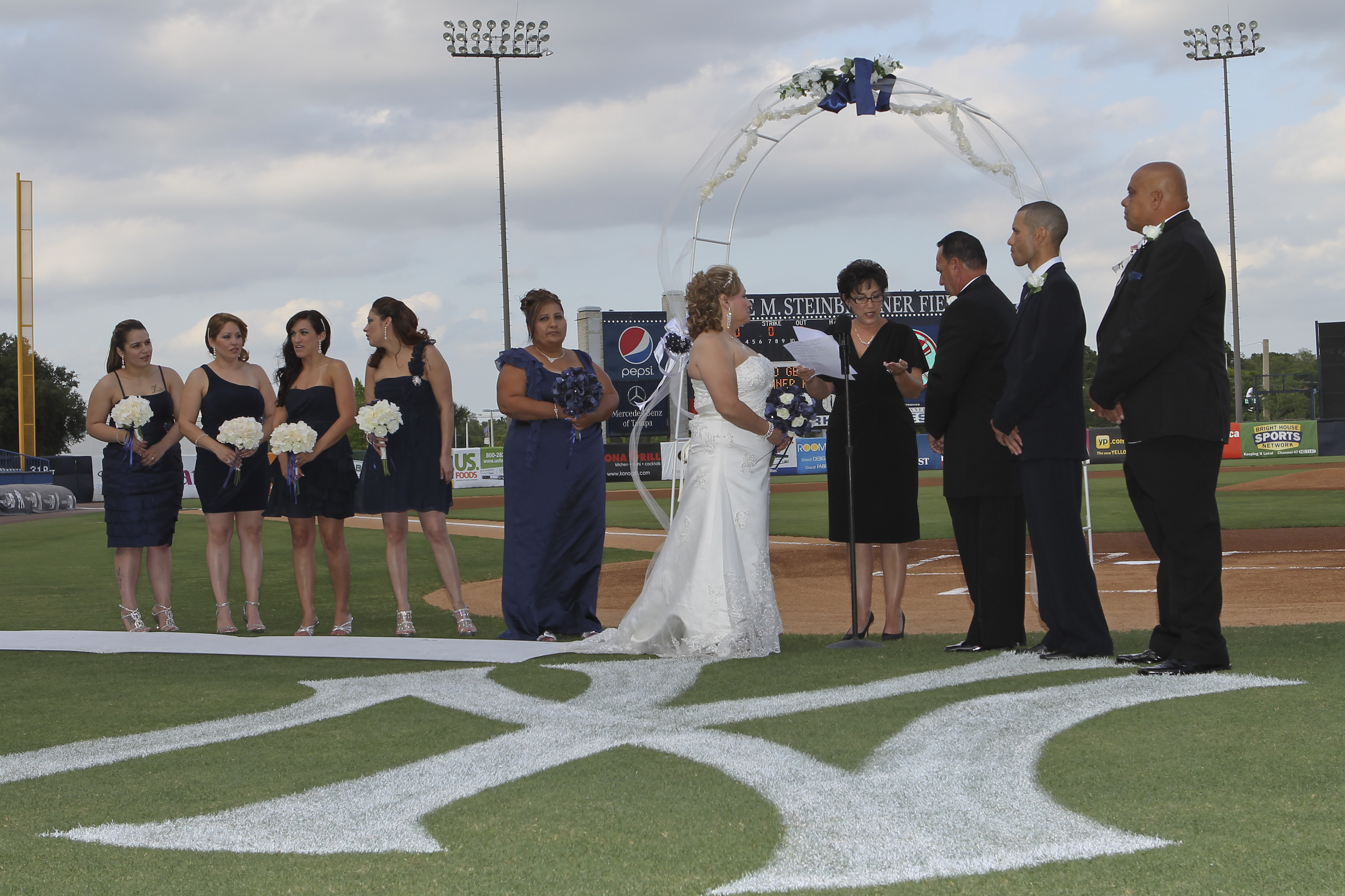 The New York Yankees’ spring training facility in Tampa carries enough cachet to be a popular site for weddings.