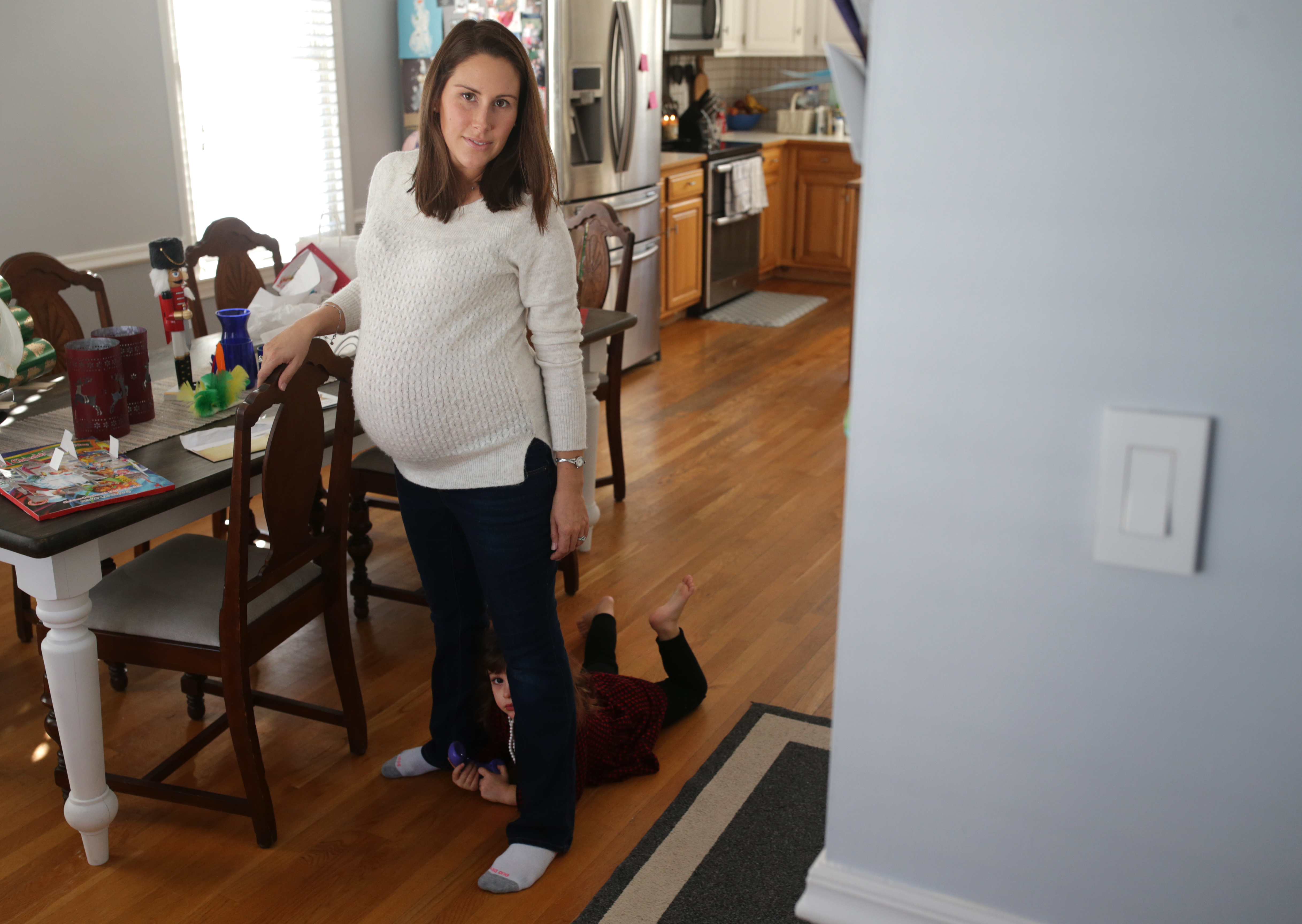Heather Mitus, pregnant with twins, is not only shopping for them: She’s involved in a home renovation and is doing her holiday shopping online. She often returns things because she rethinks her purchases.