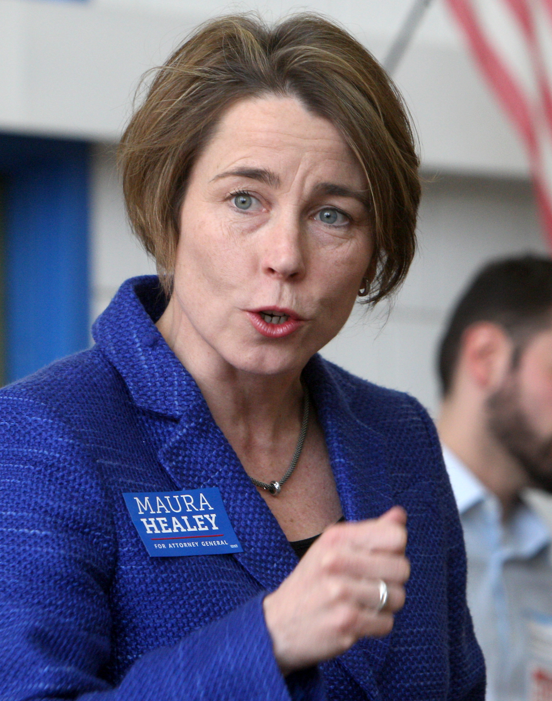 Maura Healey defended her use of the townhouse.
