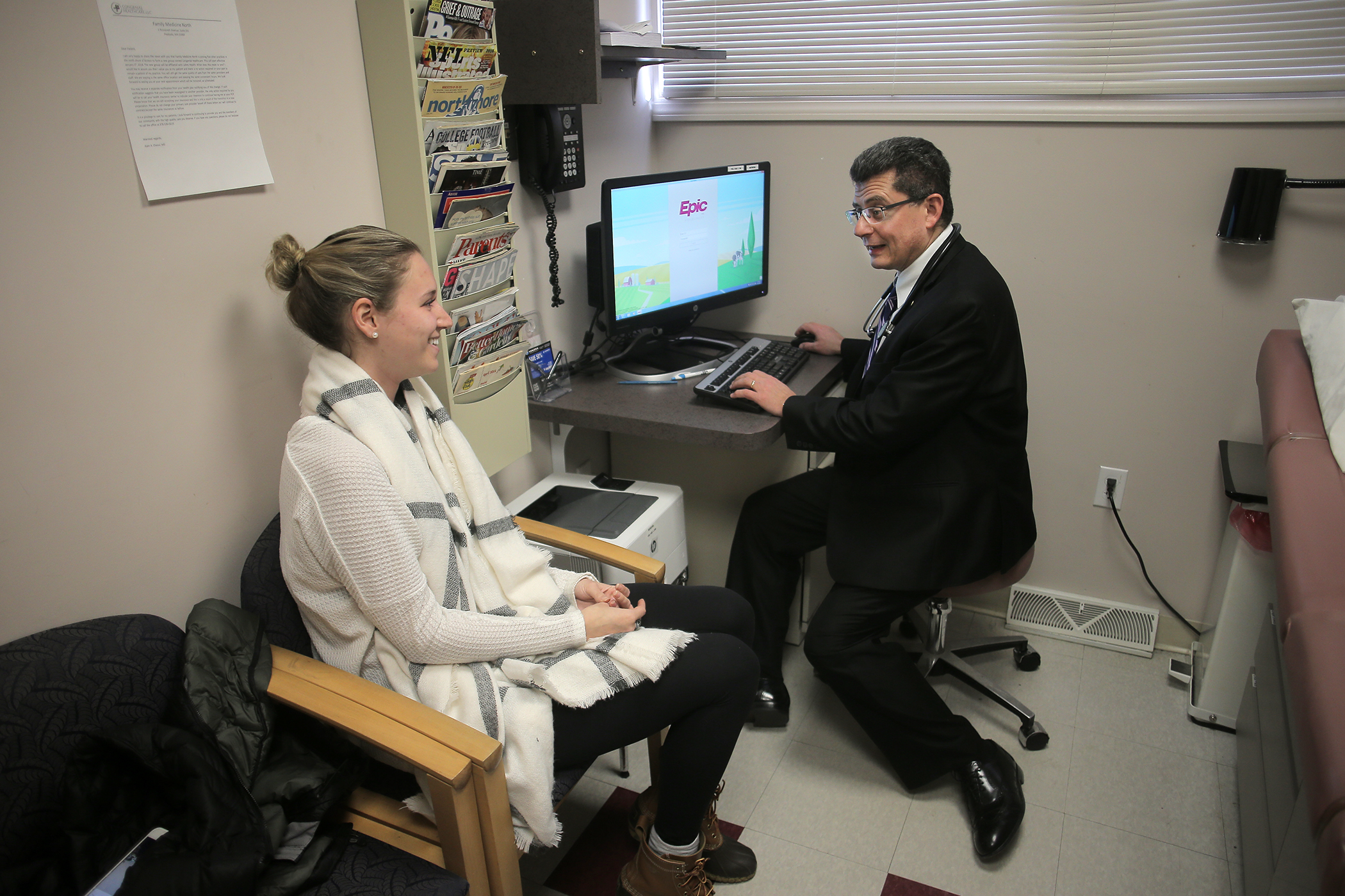 Chaoui consulted with patient Samantha Martens.