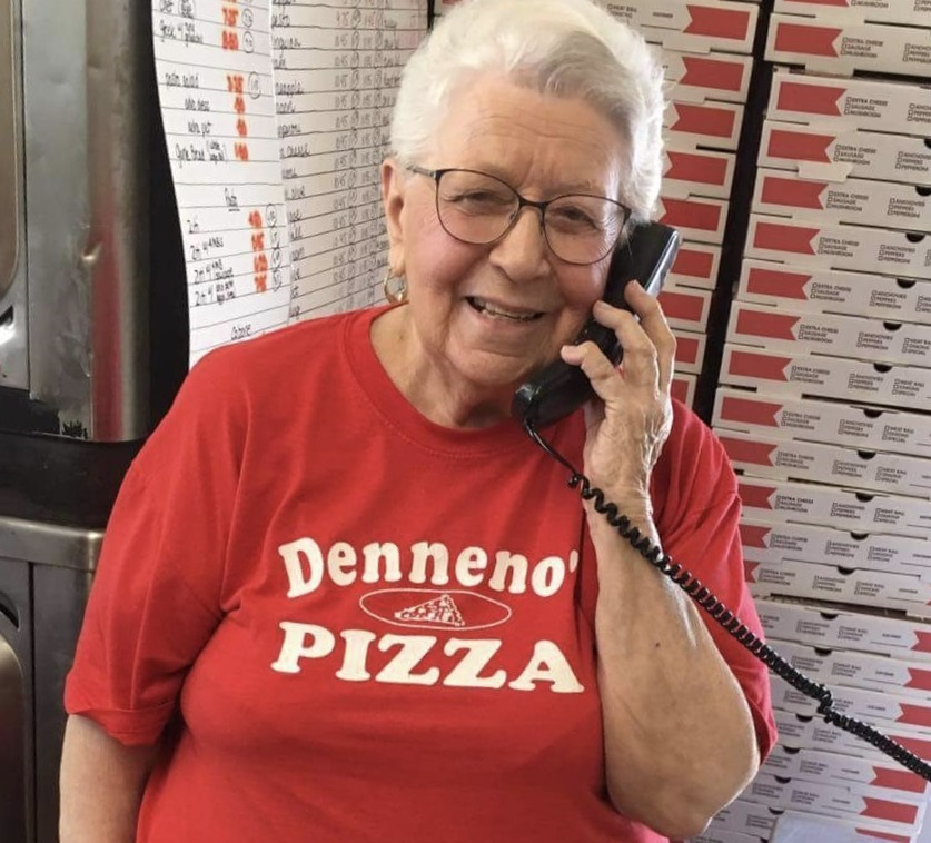 Carmela Denneno made pizza for 62 years.