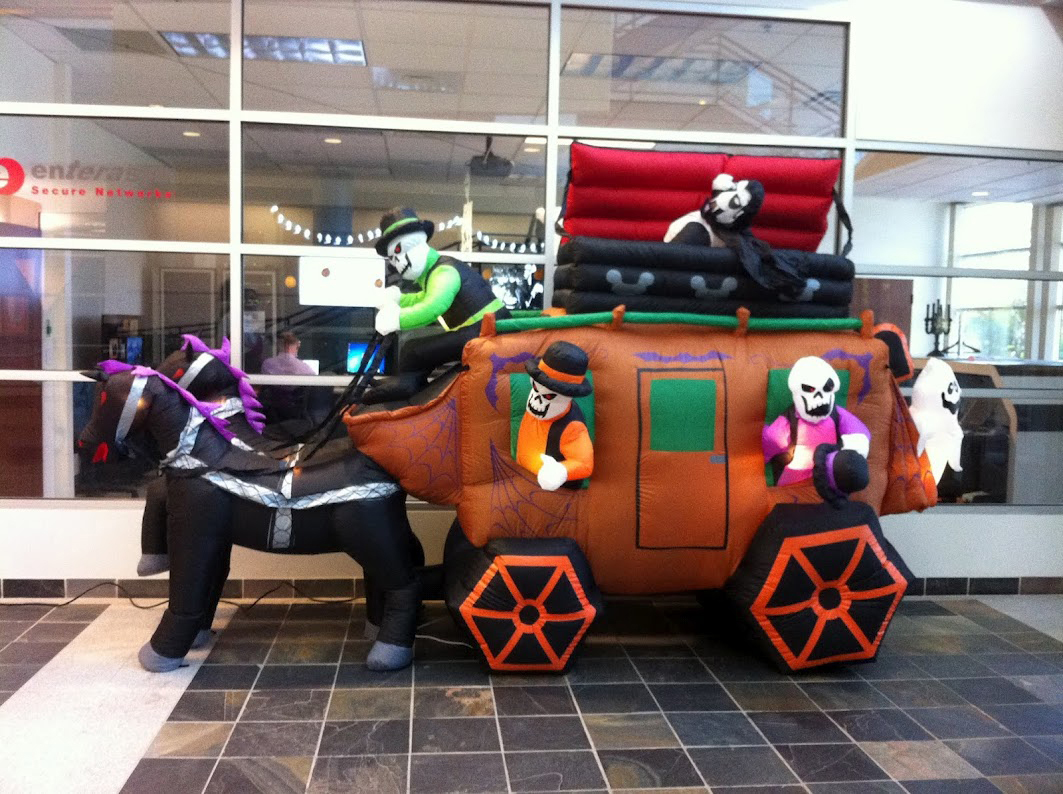 A Halloween party at Enterasys Networks