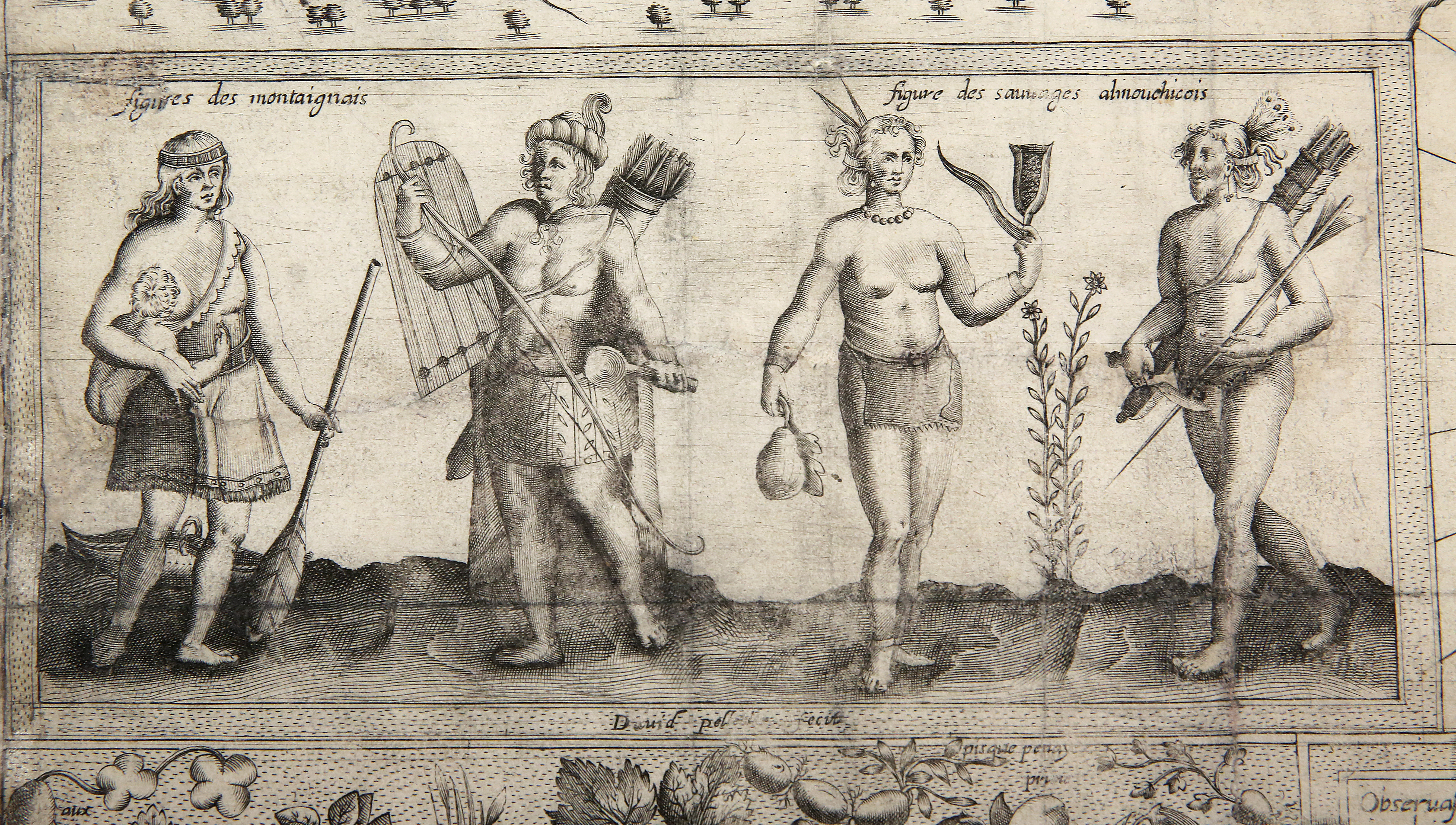 This cartouche (decorative element) is on the map.