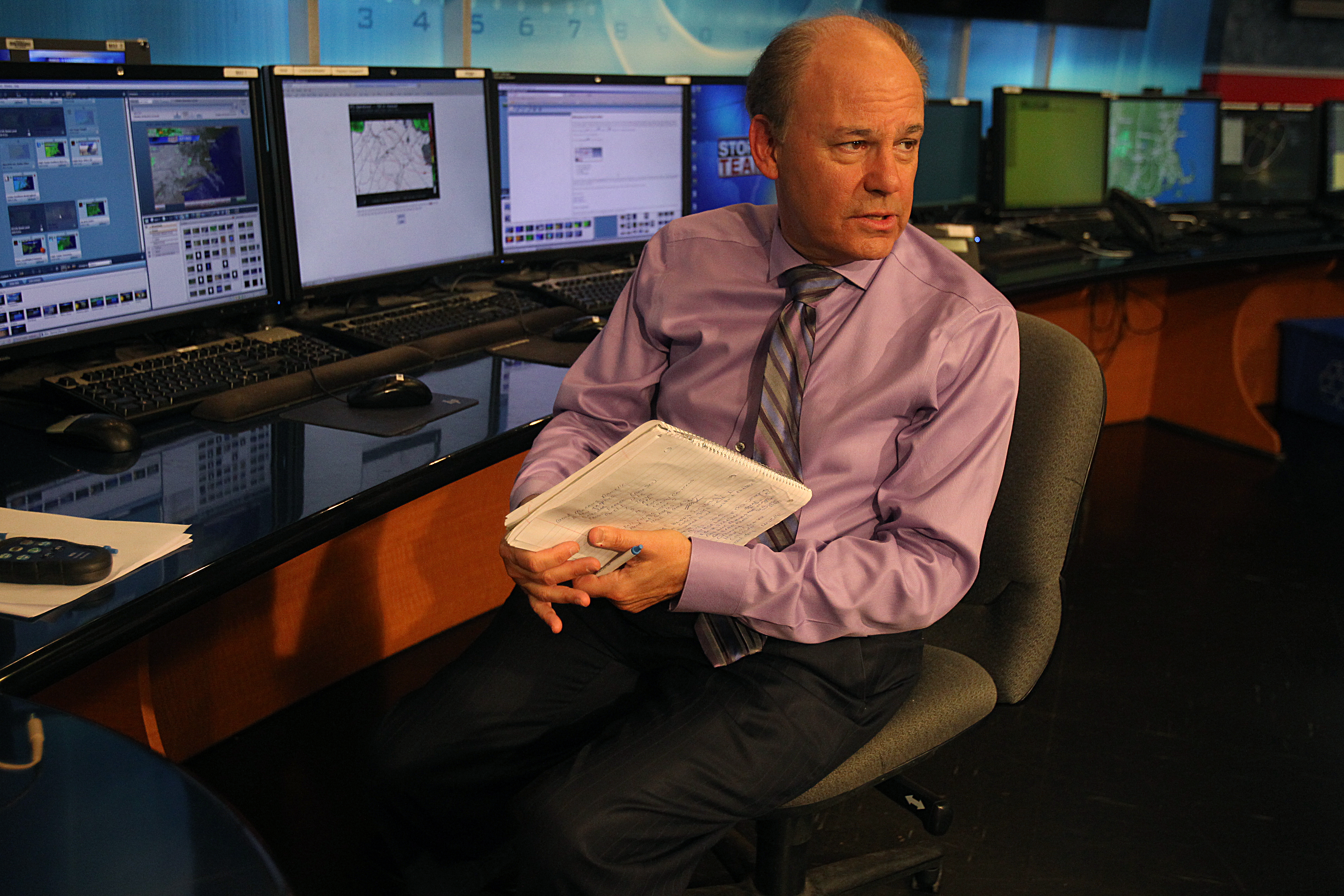 Leonard says he’s had a lifelong obsession with weather.