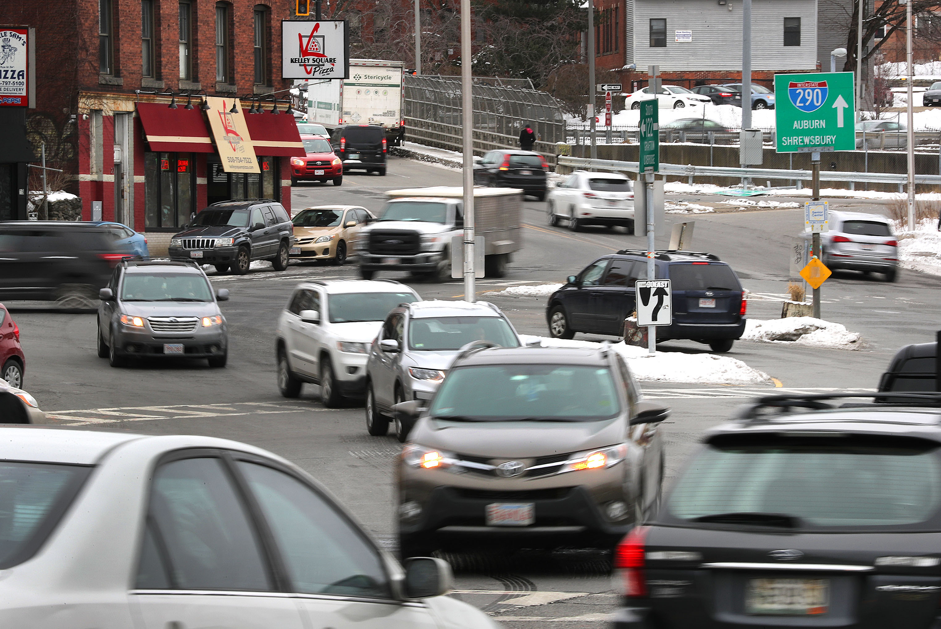 The way you get through Kelley Square is, you never stop, you keep moving,” said Yves Pelletier, a Worcester driving instructor.