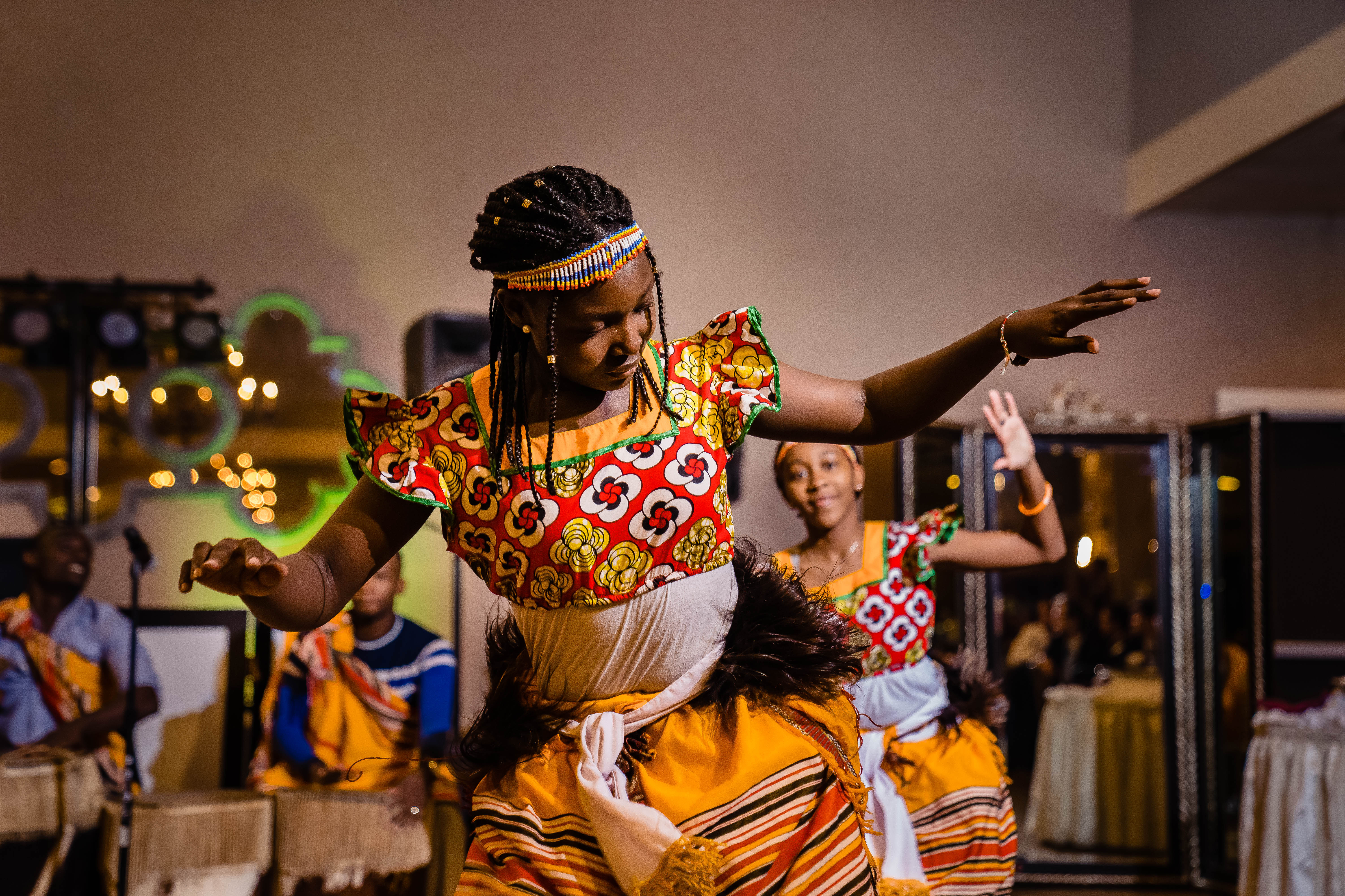 The Carolinas youth dance troupe performed at Amber and Brian Kabuye’s 2018 wedding in Bolton.