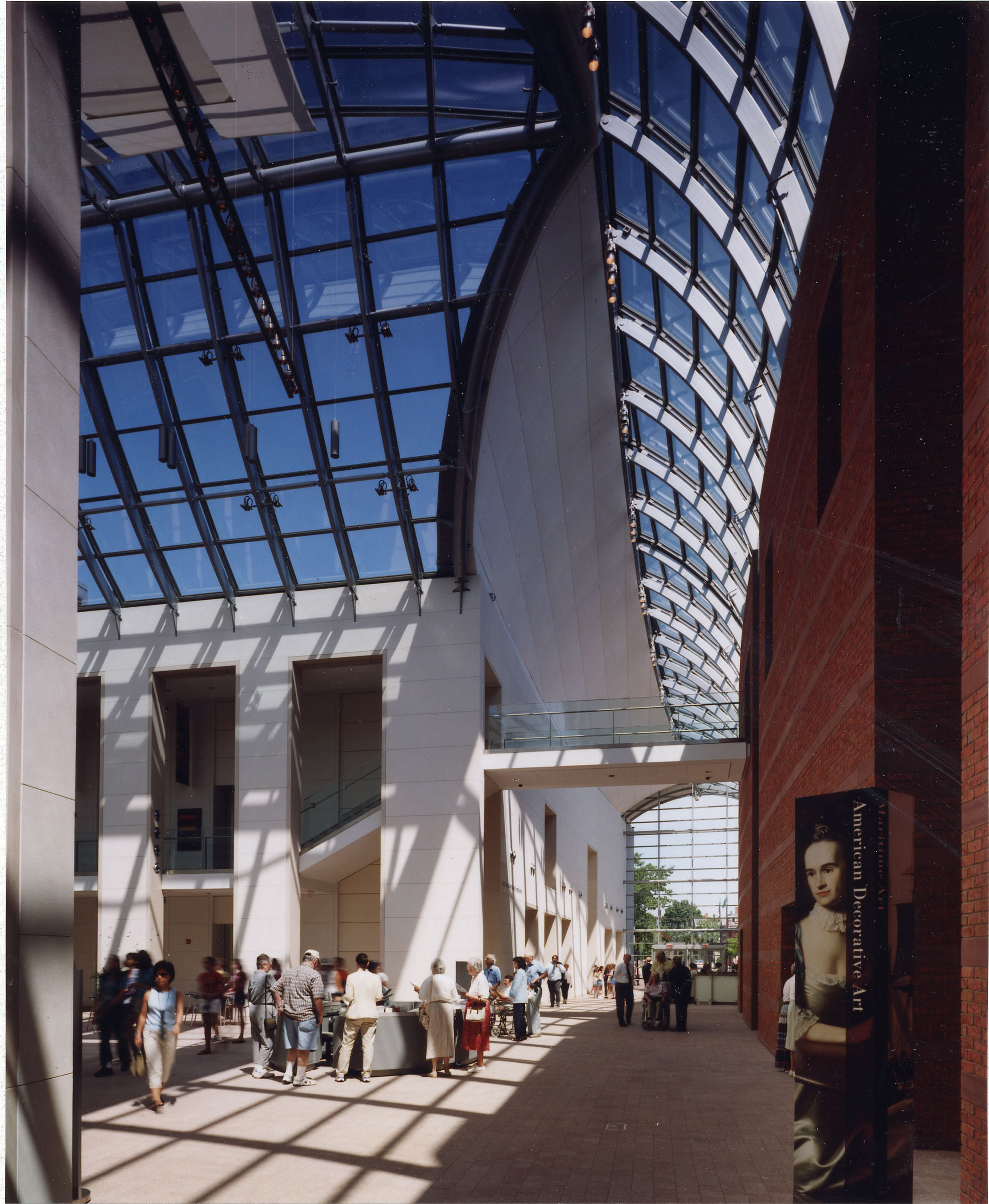 FROM MERLIN ARCHIVE DO NOT RESEND TO LIBRARY EOY ARTS 2003 Peabody Essex Museum - Atrium w/ people Library Tag 09072003 Arts & Entertainment Library Tag 12282003 Arts & Entertainment Library Tag 01122006 Style & Arts 03newengland 15northshore