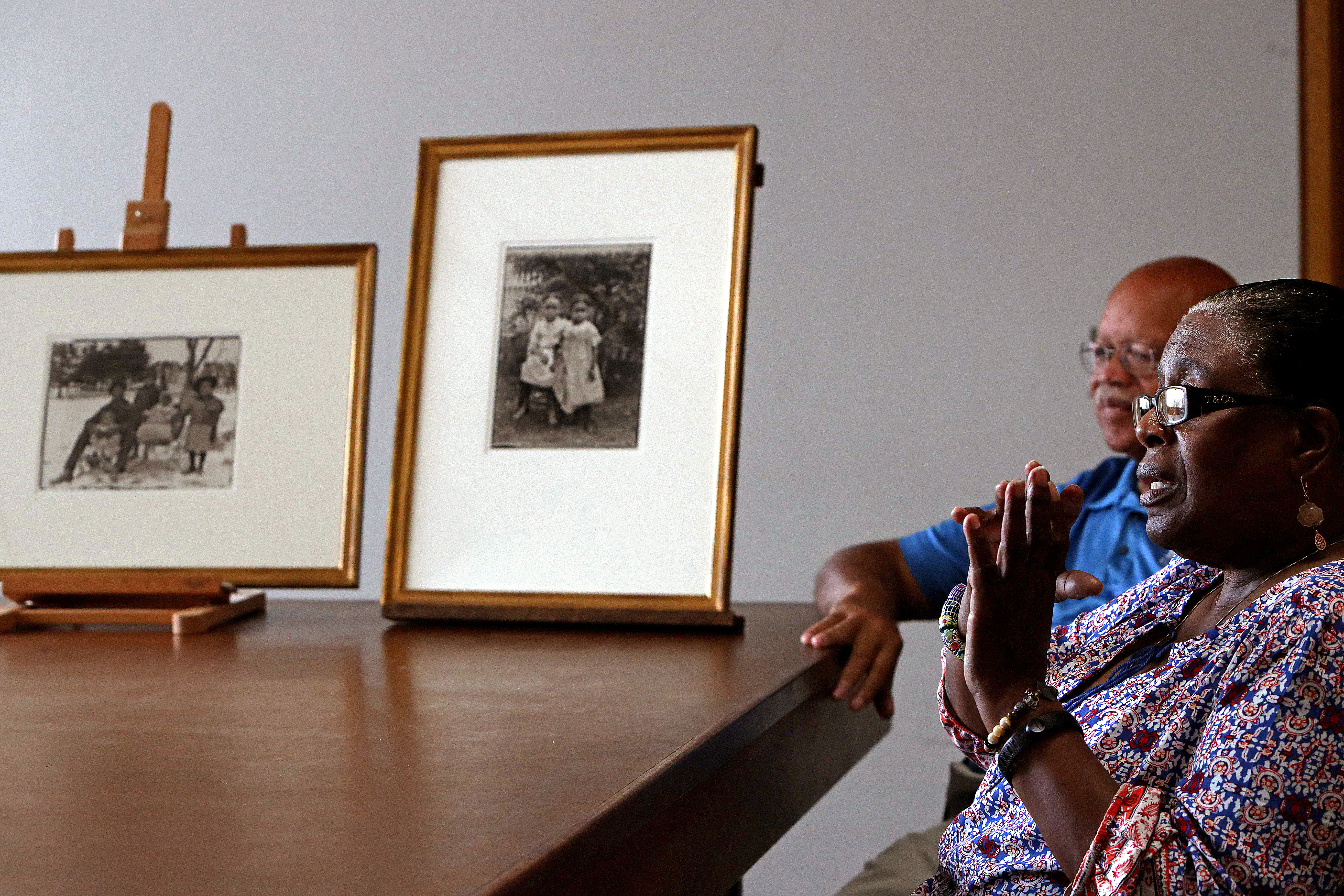 Larry Schuyler and Benetta Kuffour, descendants of people portrayed in photographs in “Rediscovering an American Community of Color: The Photographs of William Bullard,” opening at the Worcester Art Museum in October.