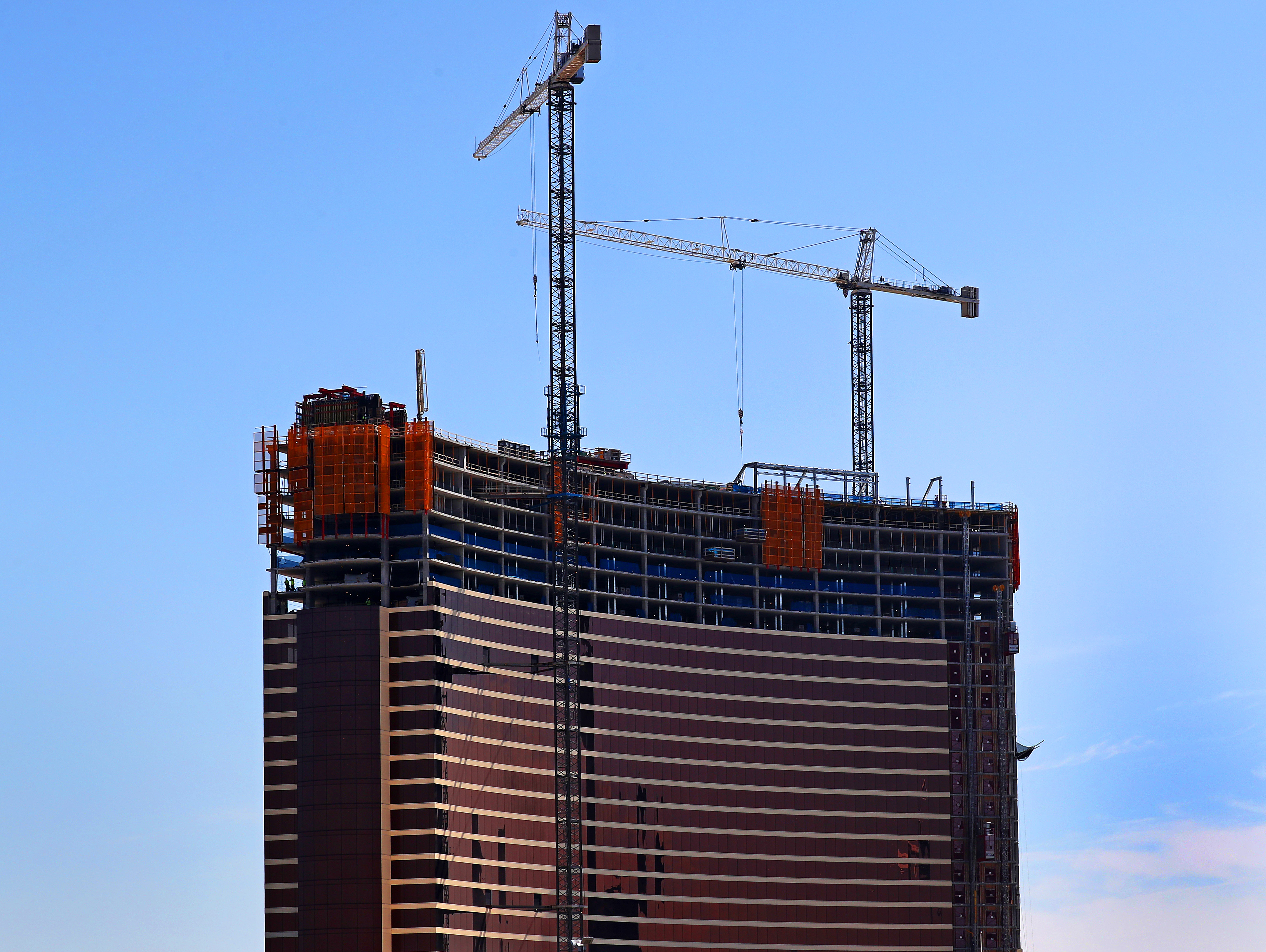 Construction on the casino in May 2018.