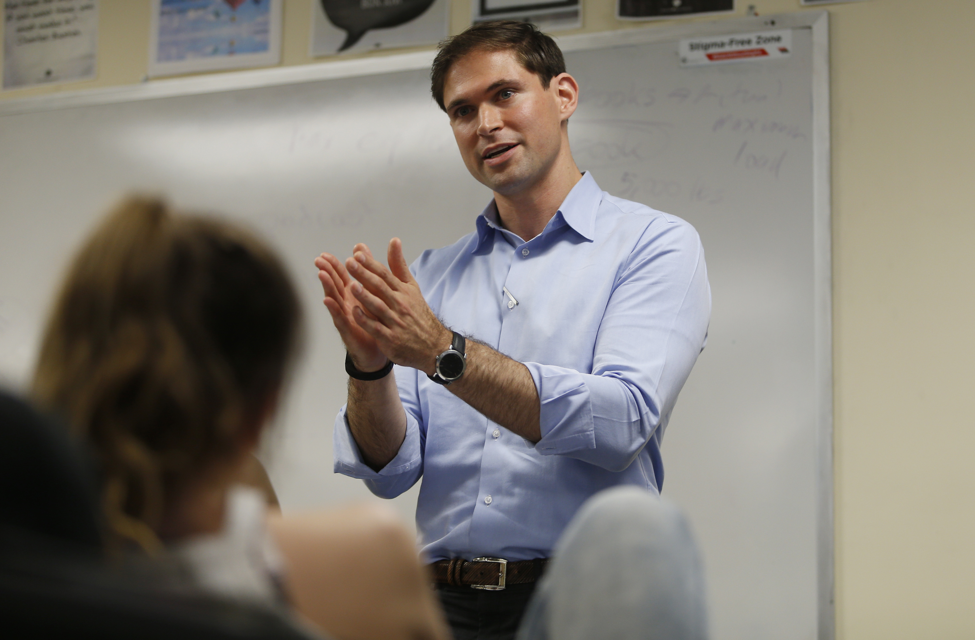 Attorney Nate Koslof spoke to the students.