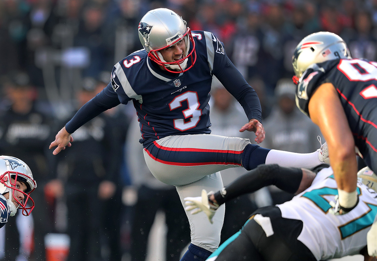 Stephen Gostkowski was 27 for 32 on field goal attempts last season.