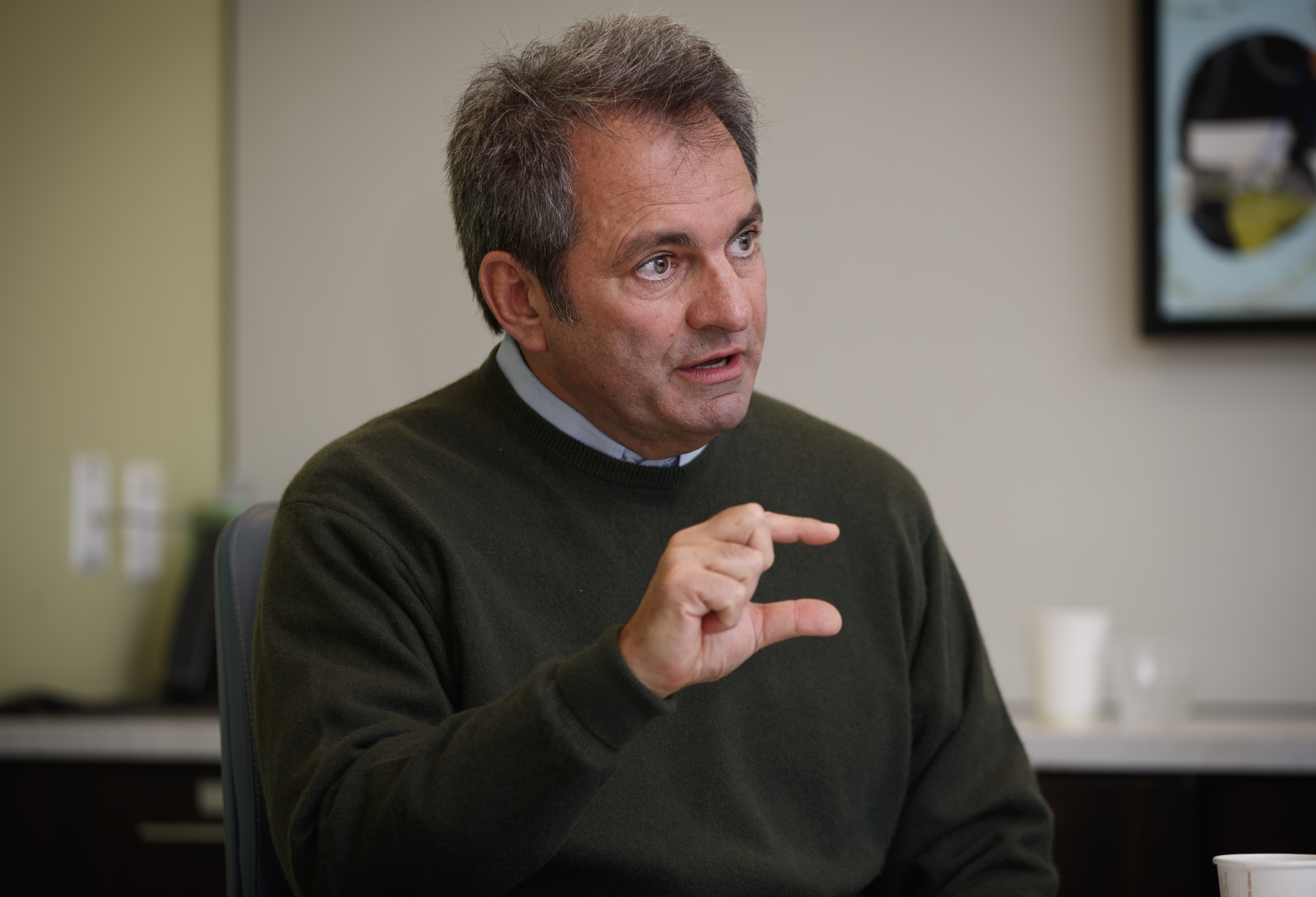 Michel Vounatsos, chief executive of Biogen, says the main reason Spinraza costs so much is that it is the first drug that can halt and, in some cases, reverse the deadly disease.