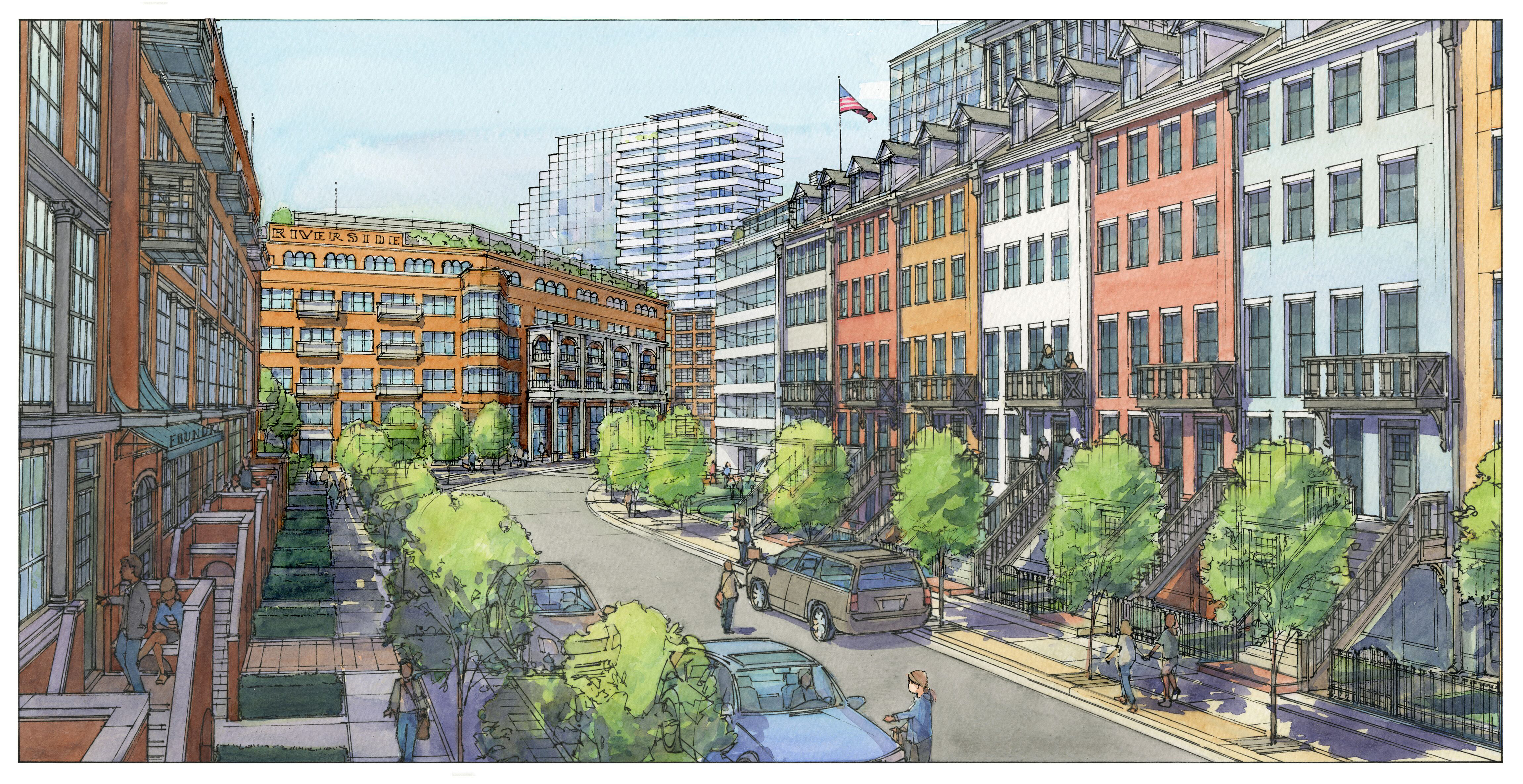 Mark Development and Normandy Real Estate Partners is seeking a special permit from the Newton City Council to build a mixed-use complex on the Riverside T station parking lot in Newton.