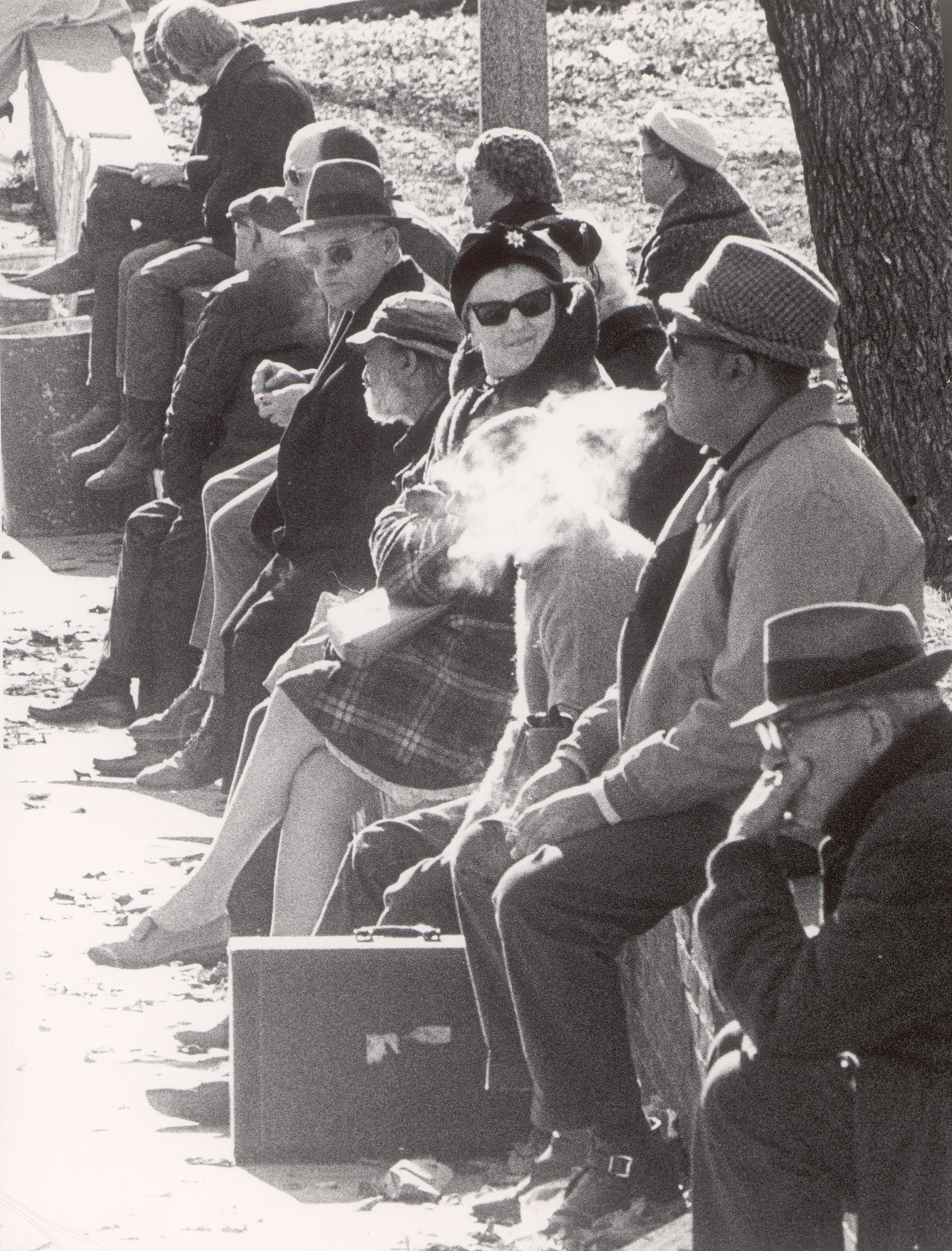 Smoking on the Common in 1969.