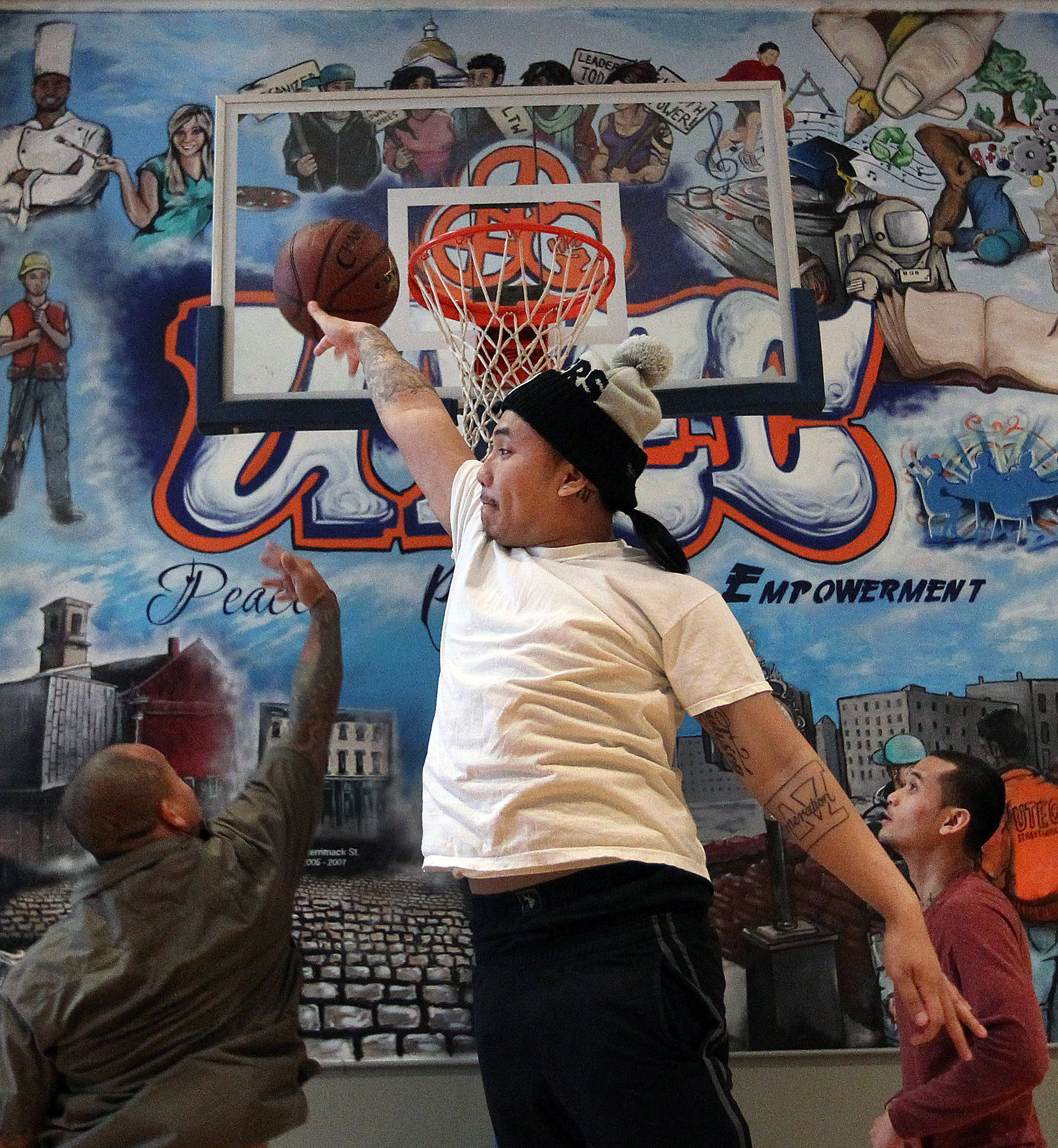 At programs like the United Teen Equality Center in Lowell, (participant Johnny Chheng is shown here), organizers hope to turn around the lives of young Cambodian Americans and others.