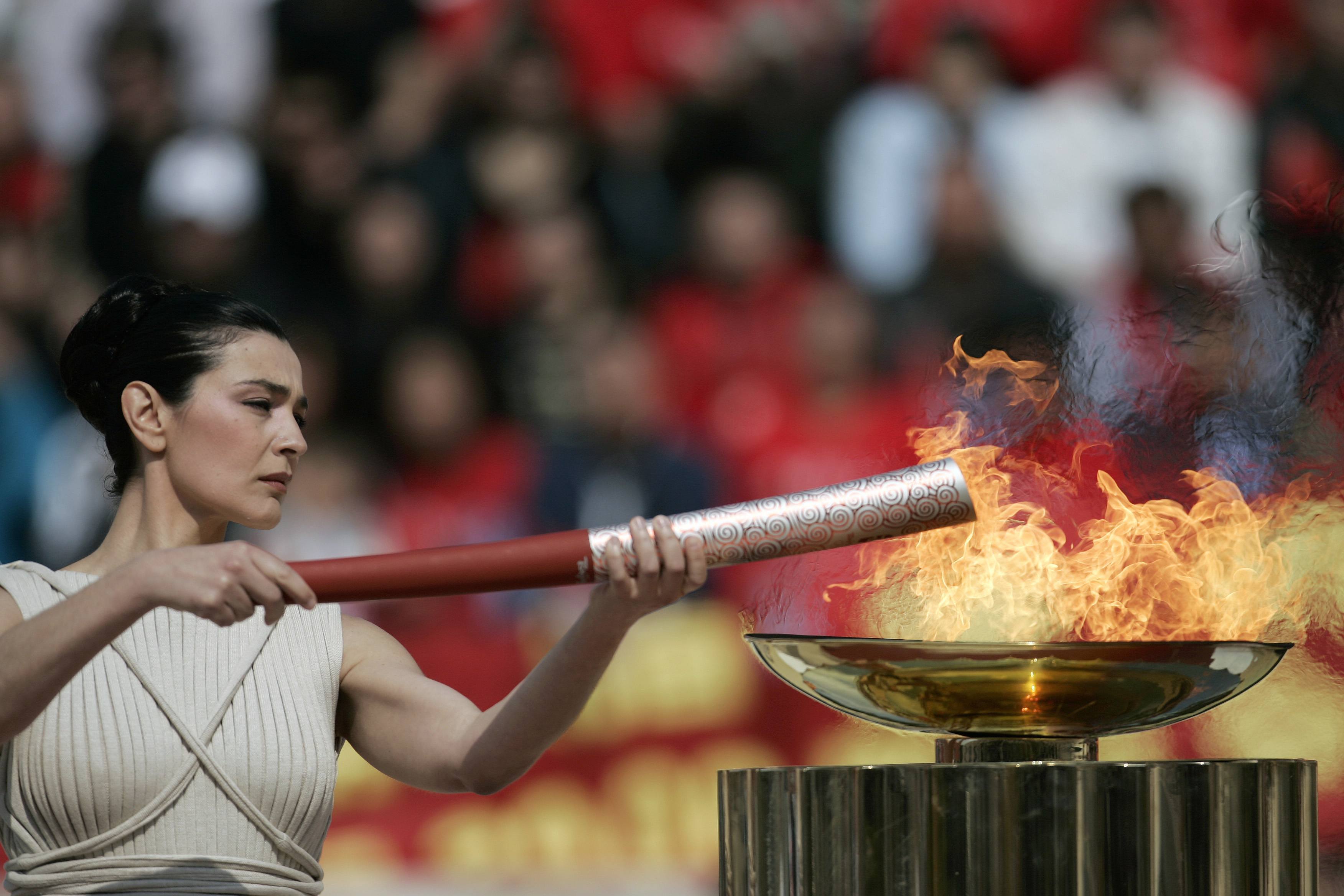 Beijing’s campaign for the 2008 Olympics (pictured) promoted the concept that China was changing, and “if you give them the Olympic Games it will accelerate that change,” said strategist George Hirthler.