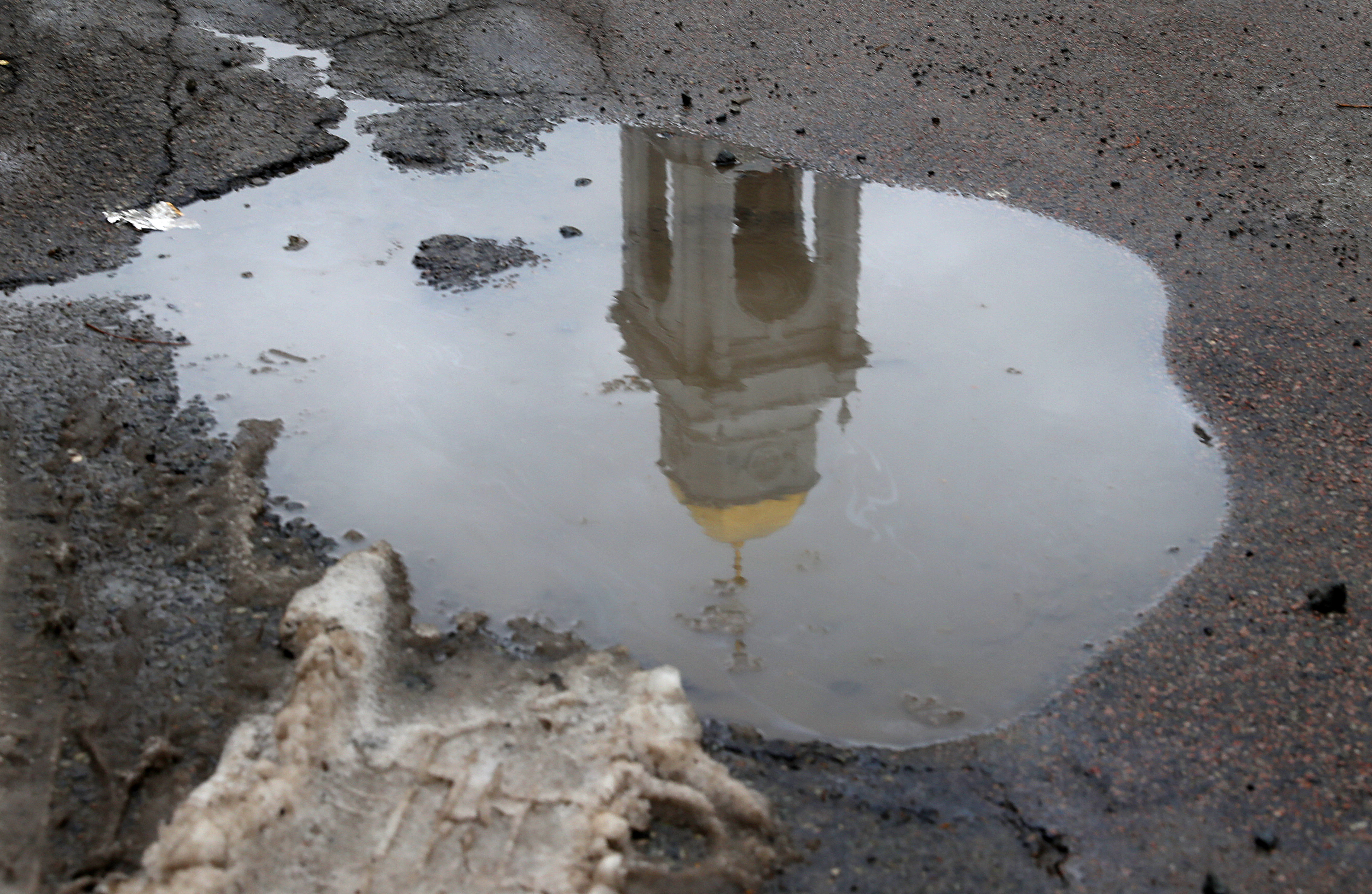 Potholes have started to make their annual appearance.