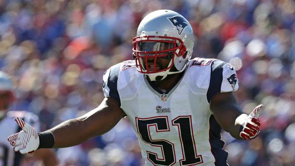 Jerod Mayo played eight seasons in New England.