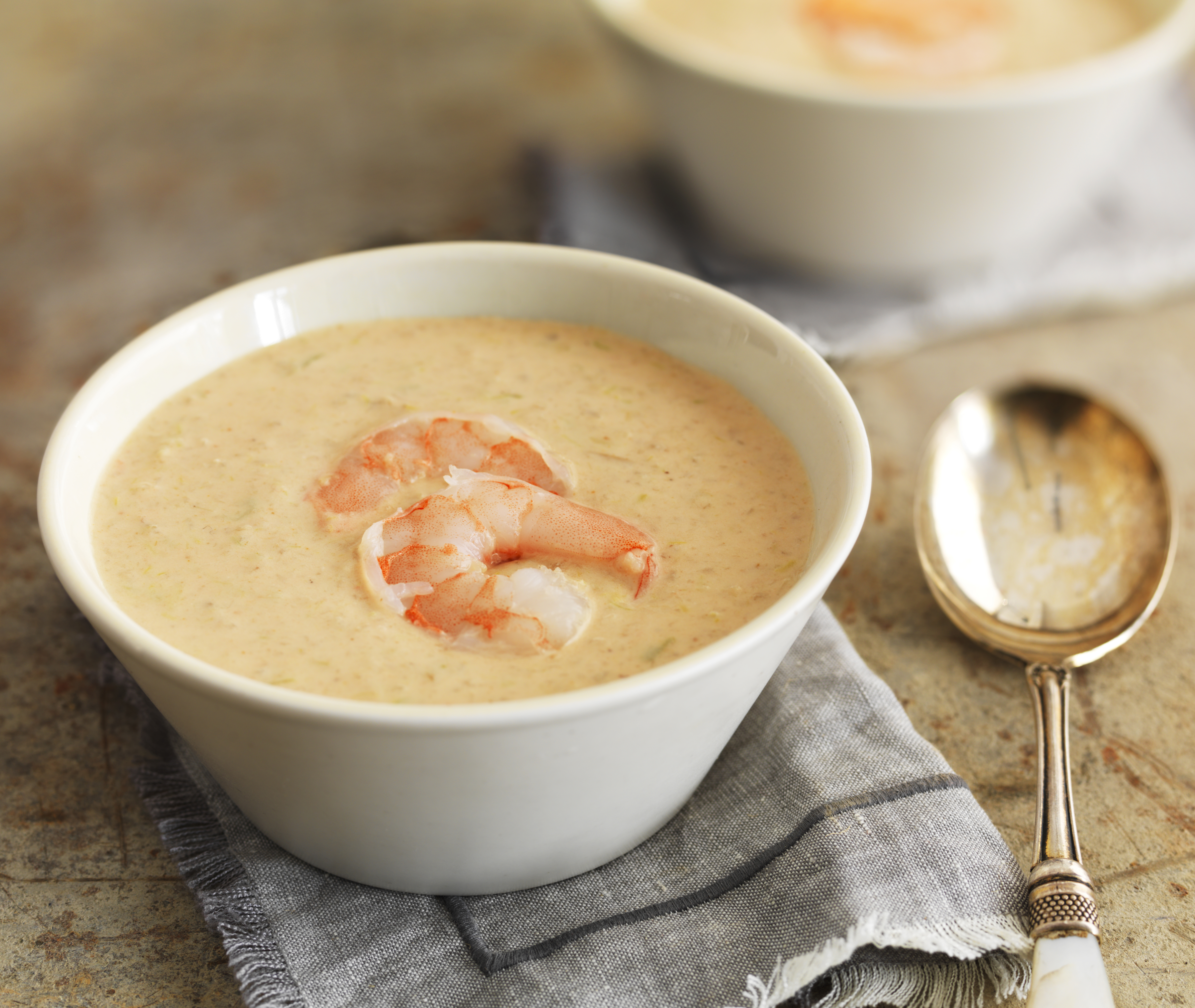 Classic shrimp bisque.