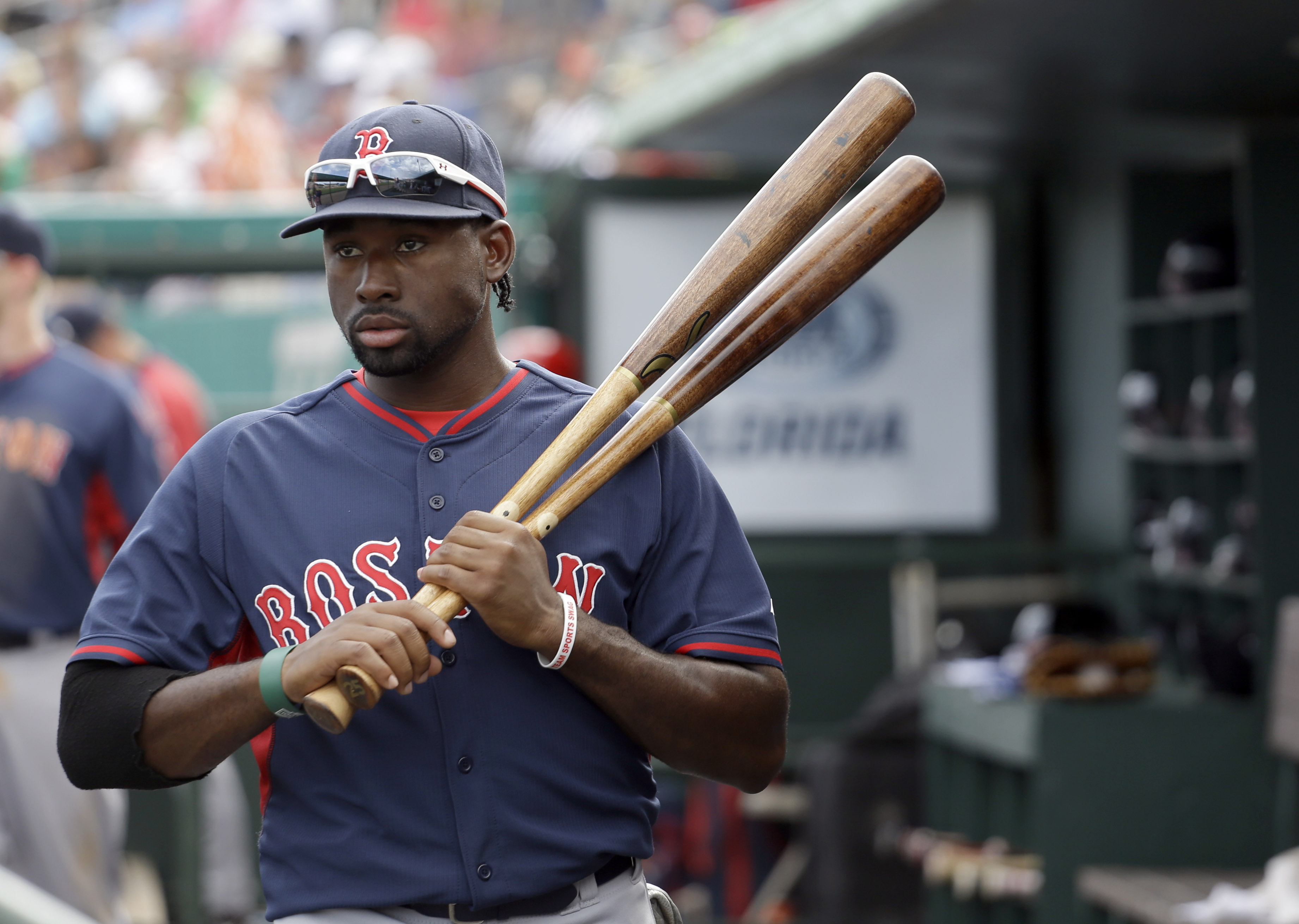 Jackie Bradley was an exceptional fielder in 2014, but his performance at the plate was not great.