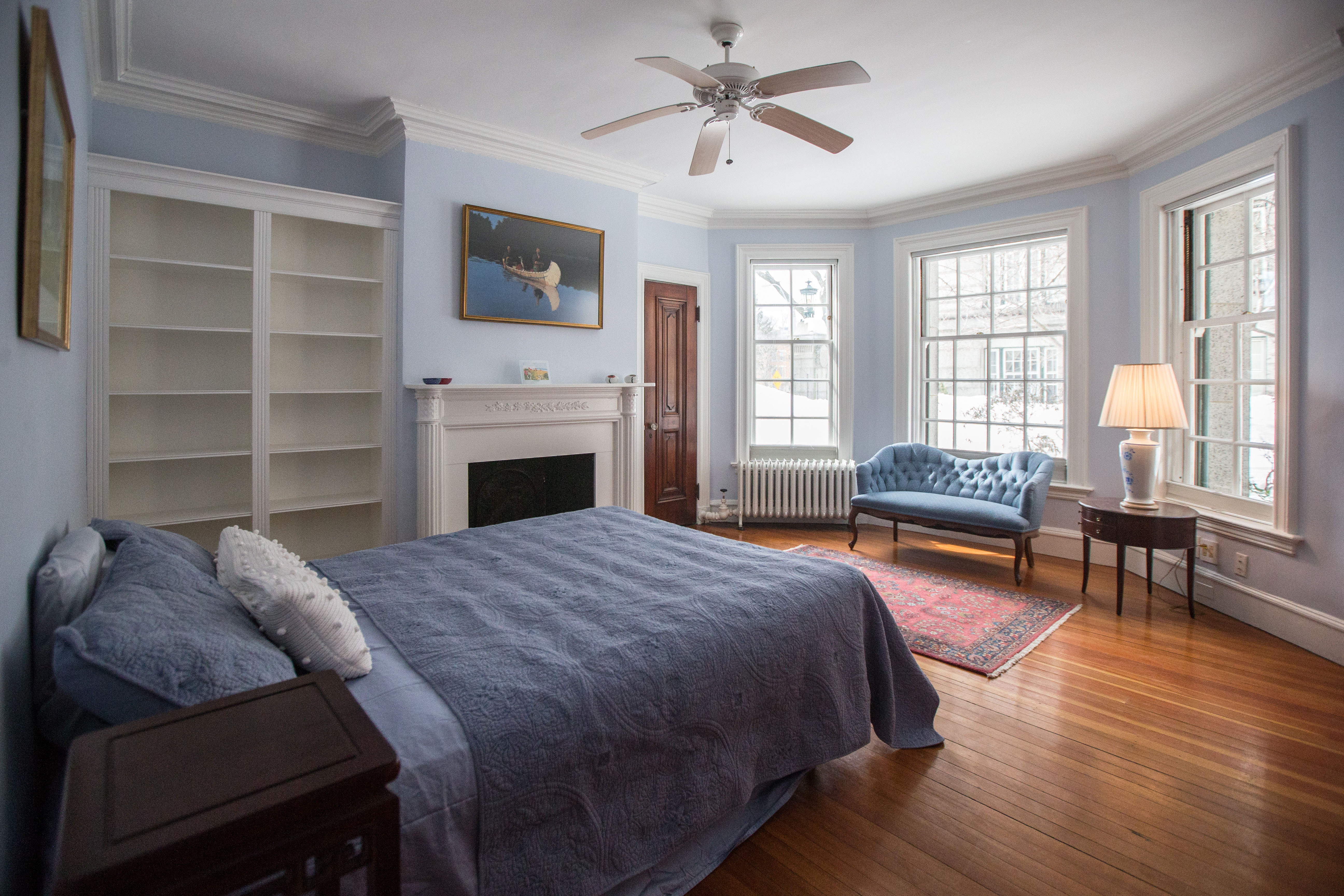 The master bedroom.