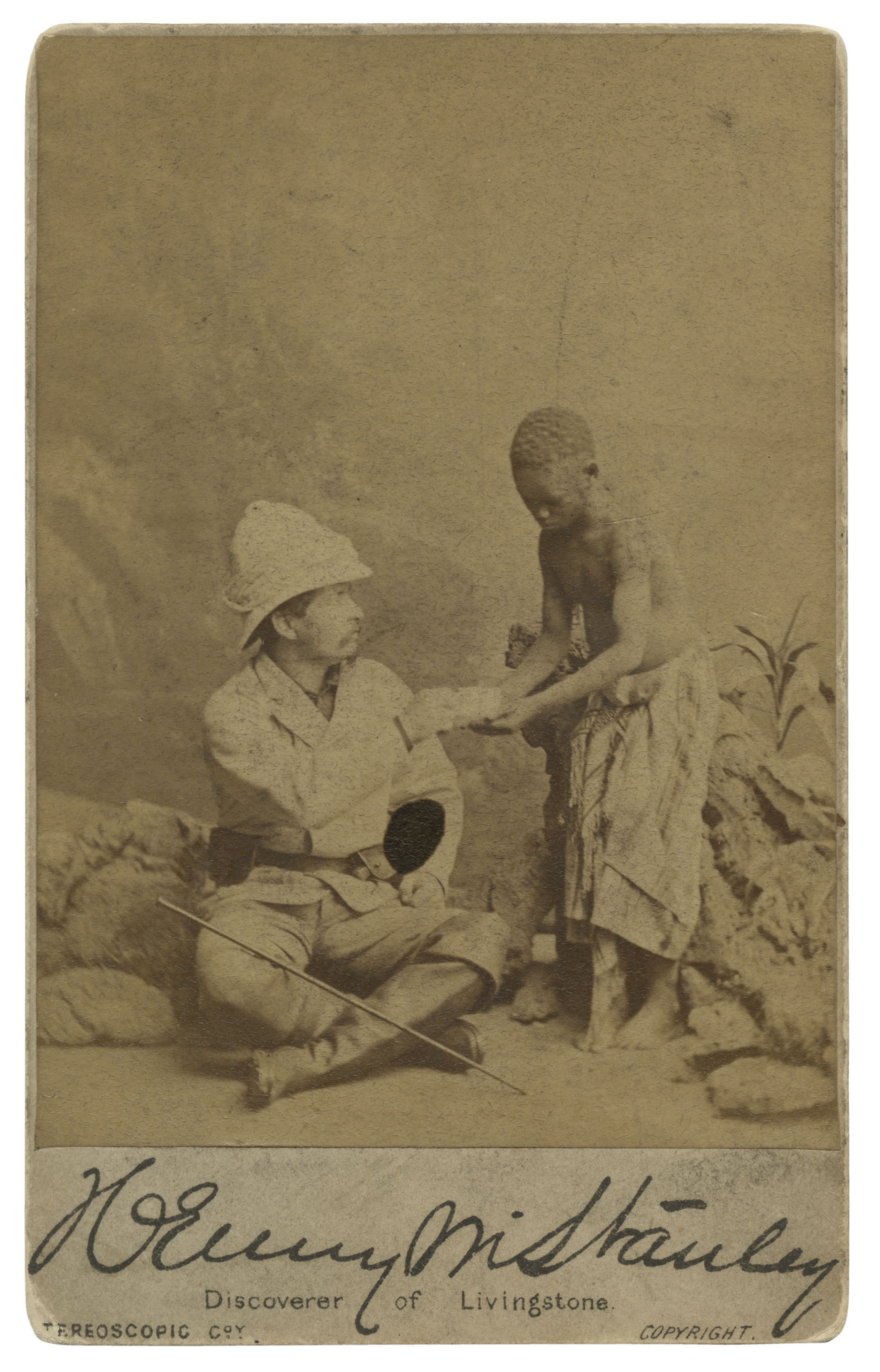 London Stereoscopic Company’s “Sir Henry Morton Stanley, With Kalulu”
