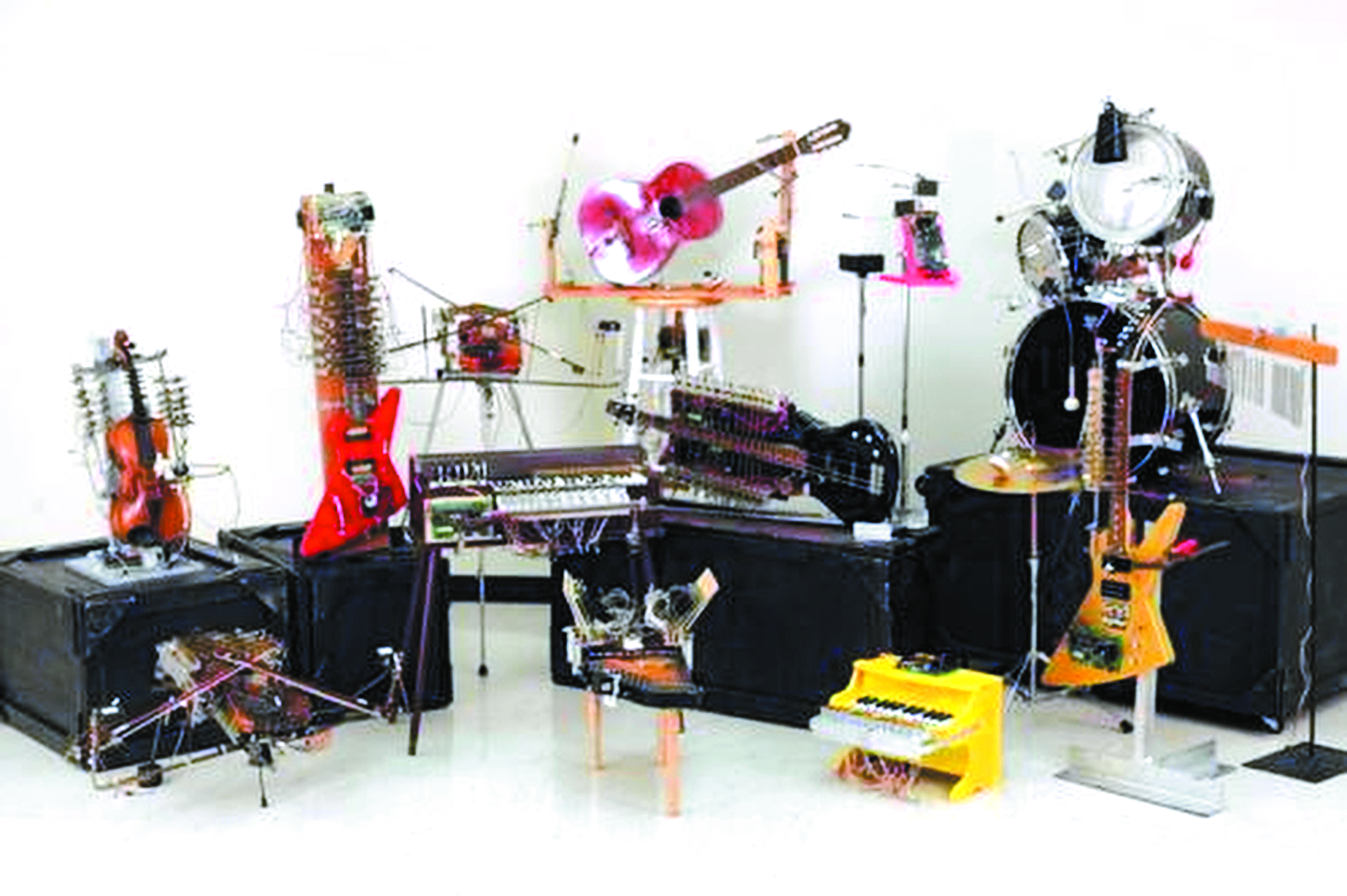 Composer and violinist Kurt Coble's robotic musicians will perform in “Phantom of the Opera Reinvented" Sunday, April 8 in Weston.