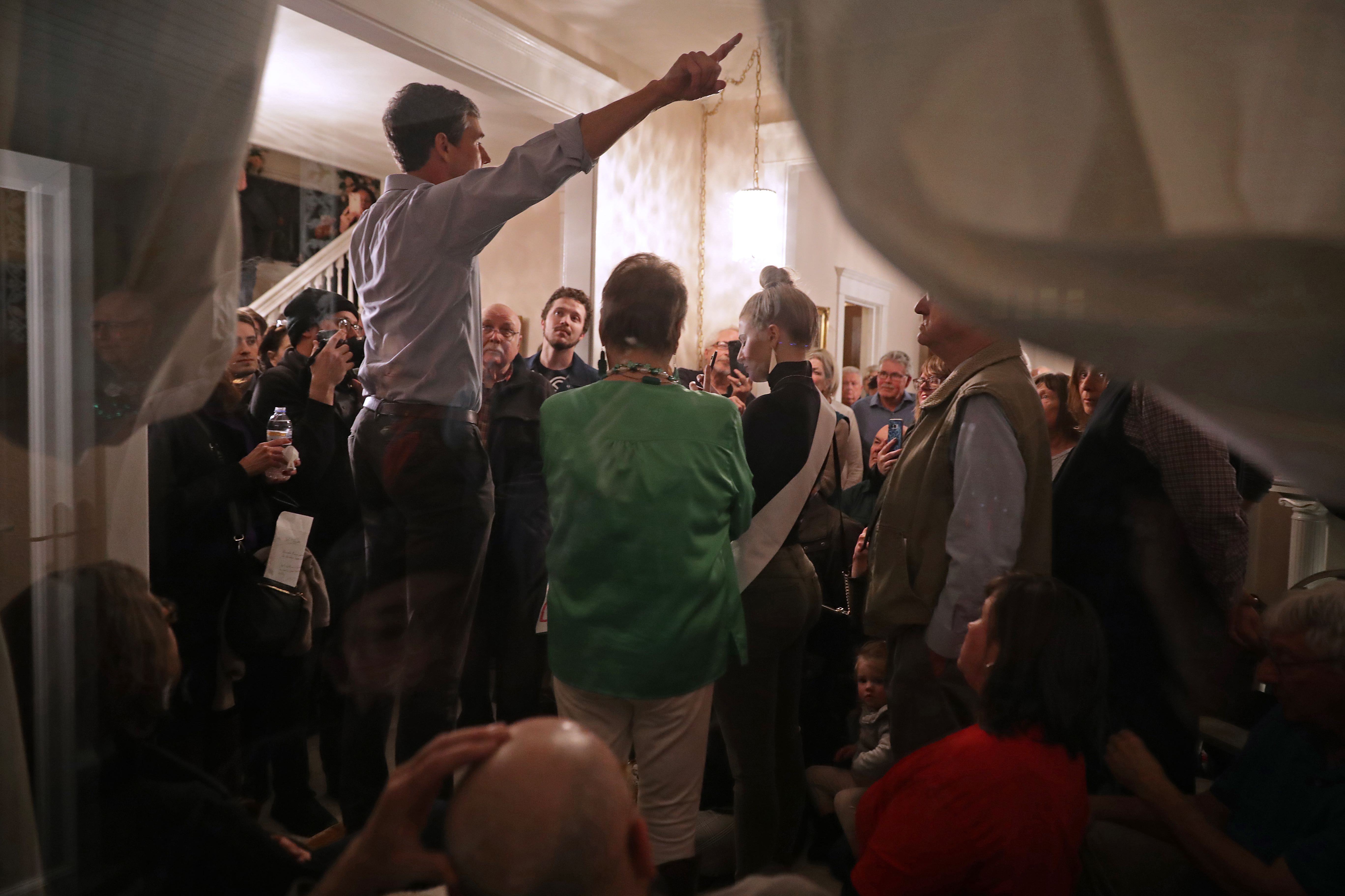 O’Rourke in Muscatine, Iowa.